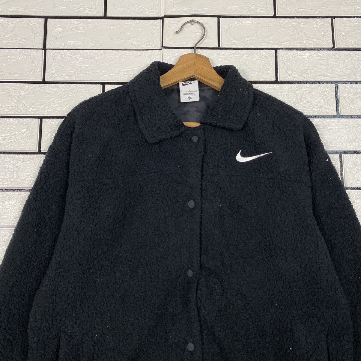 Nike 📌Vintage Fleece Jacket Sherpa Nike Size US L / EU 52-54 / 3 - 4 Thumbnail