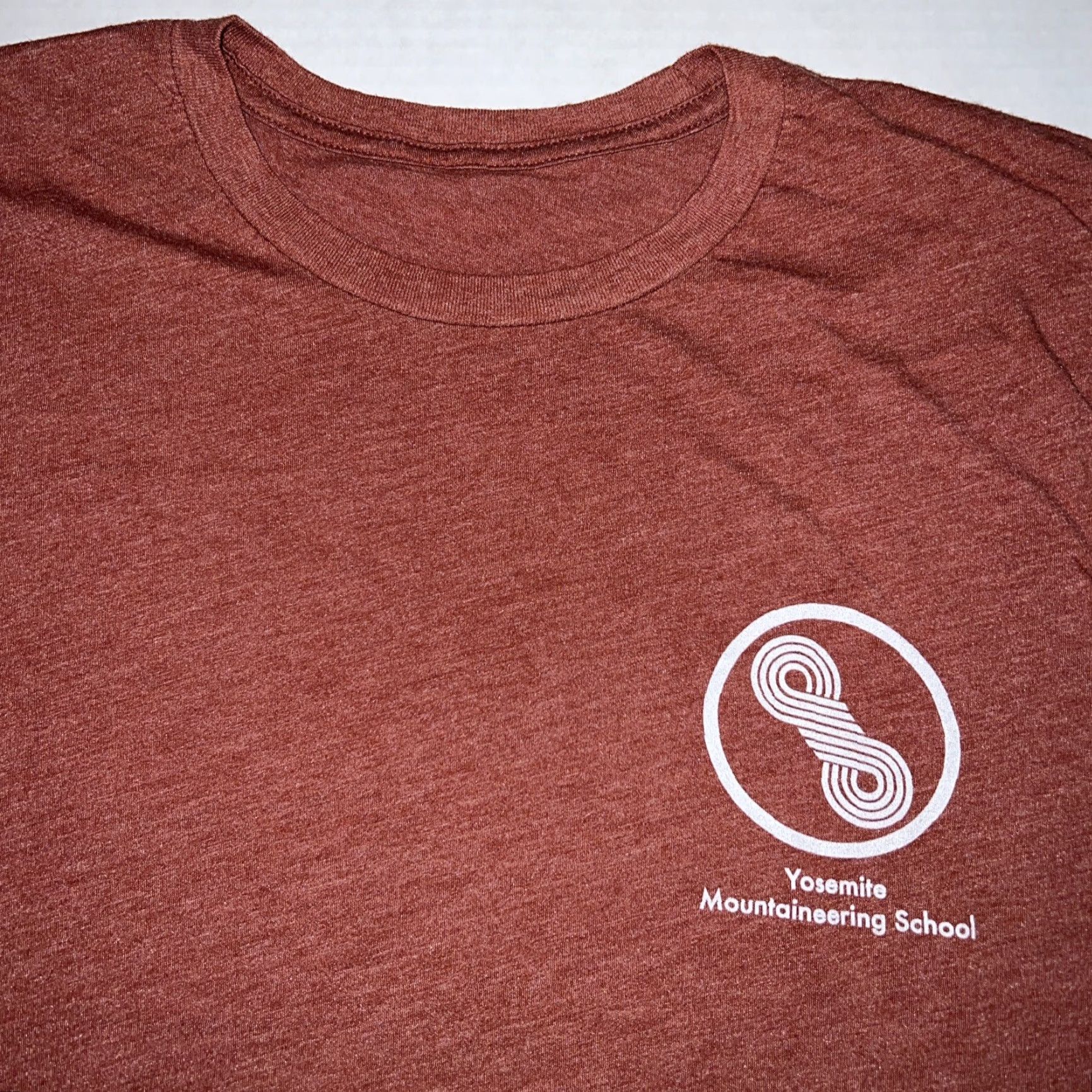 Logo 7 VINTAGE Rare Yosemite Mountaineering School Logo Shirt L Orange Unisex Adults Rock Climber Short Sleeve Crew Neck Rust 70s Graphic Print Shirt Size US L / EU 52-54 / 3 - 5 Thumbnail