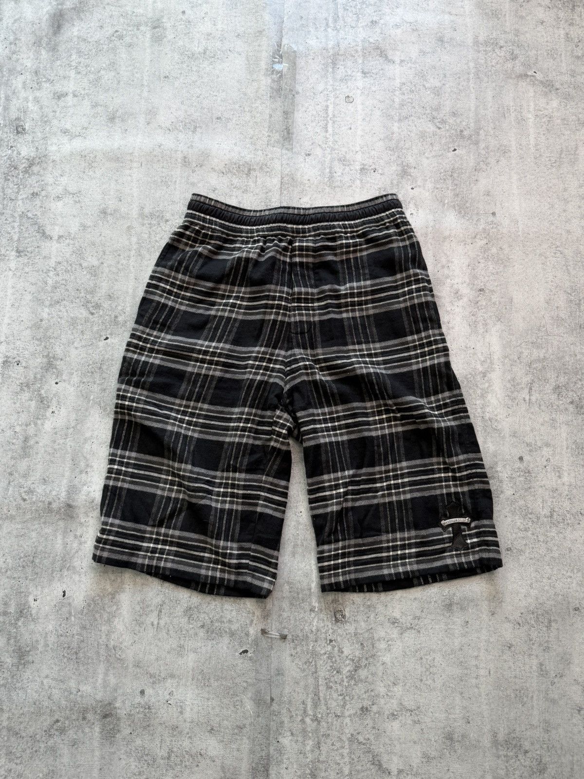 Chrome Hearts Chrome Heart Plaid Flannel Long Shorts Size US 38 / EU 54 - 1 Thumbnail