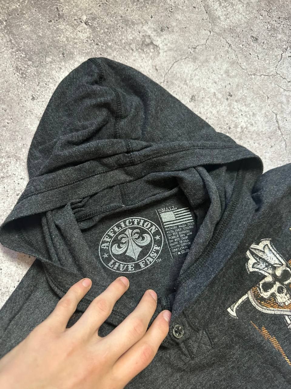 Affliction Crazy rare cyber y2k affliction longsleeve shirt Size US M / EU 48-50 / 2 - 6 Thumbnail