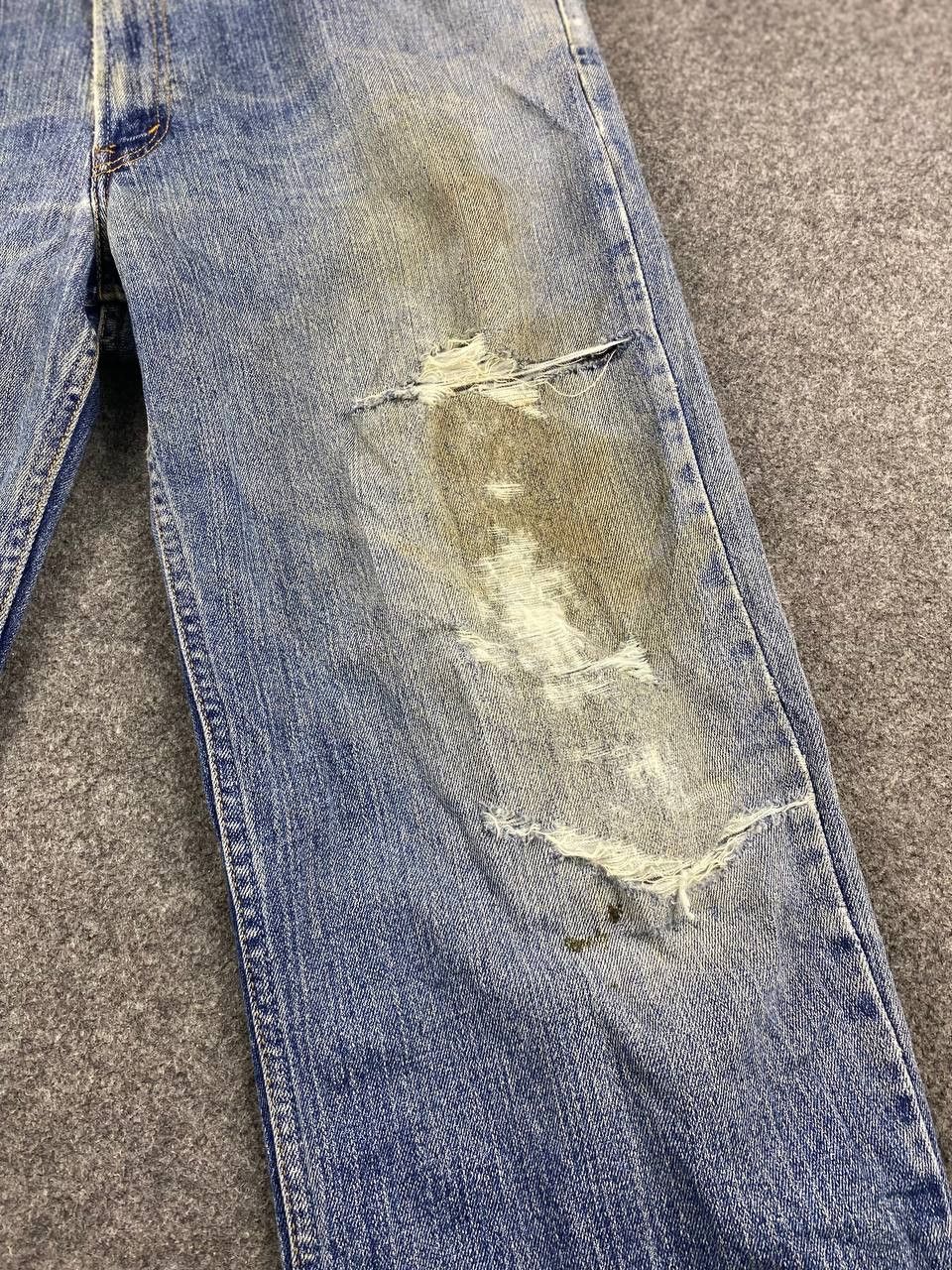 Levi's vintage levis 550 relaxed fit distressed denim Size US 38 / EU 54 - 11 Thumbnail