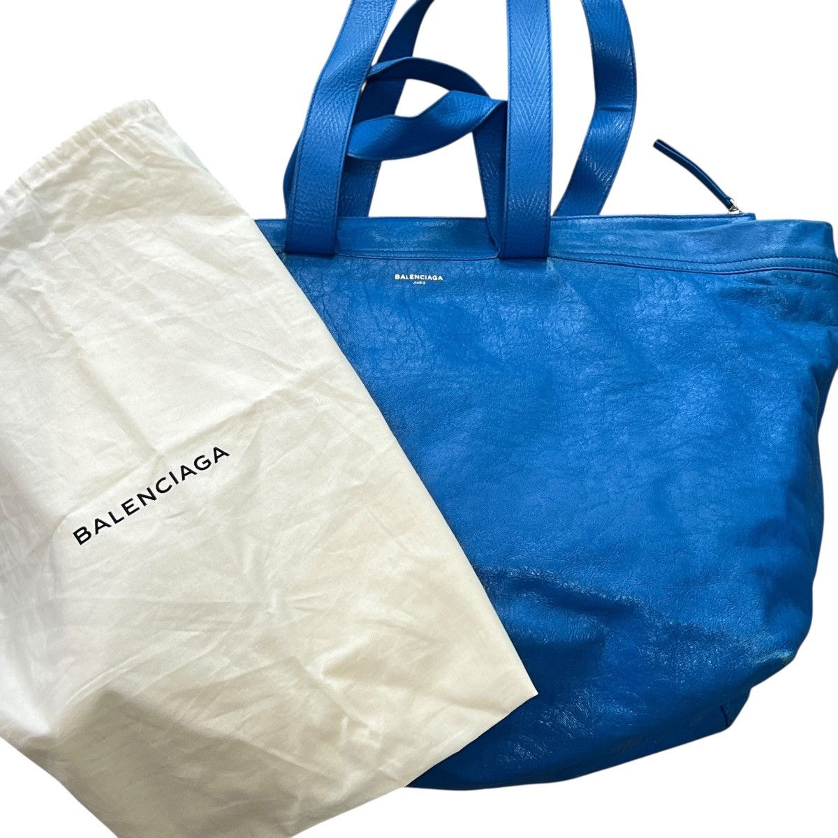 Balenciaga BALENCIAGA 17SS Lamb Leather IKEA Inspired 2way Tote Bag Size ONE SIZE - 9 Thumbnail