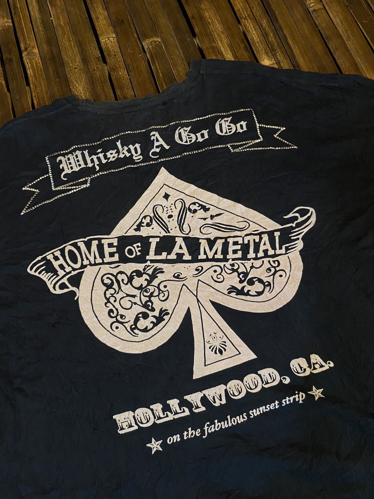 Vintage WHISKY A GOGO PUNK TSHIRT Size US XL / EU 56 / 4 - 4 Thumbnail
