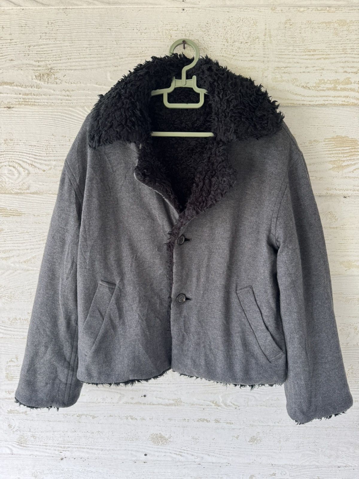 Yohji Yamamoto 🔥RARE🔥YOHJI YAMAMOTO BY WORK SHOP JACKET REVERSBLE JAPAN Size US M / EU 48-50 / 2 - 2 Thumbnail