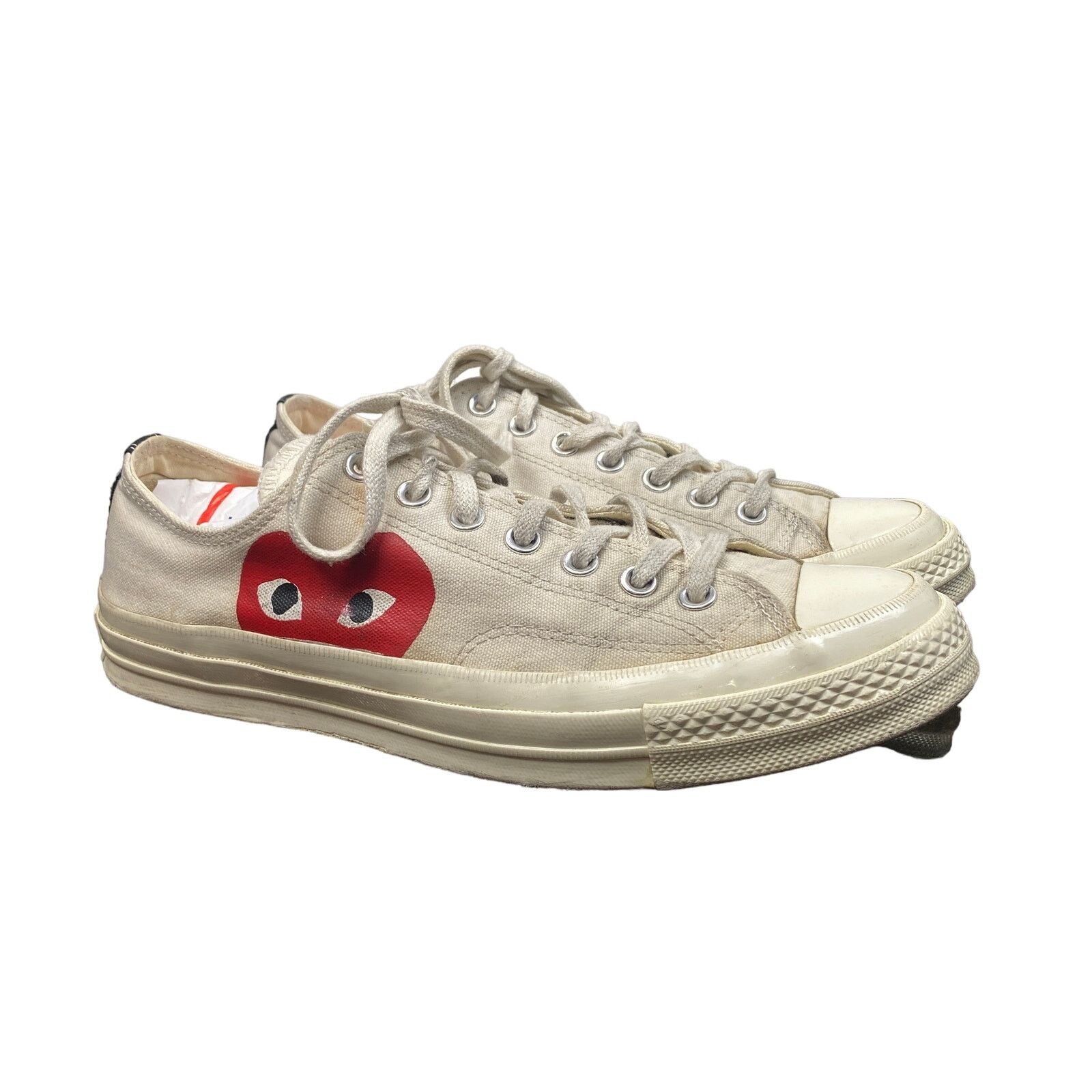 Converse Comme des Garcons Play Heart Low Sneakers Men's 9