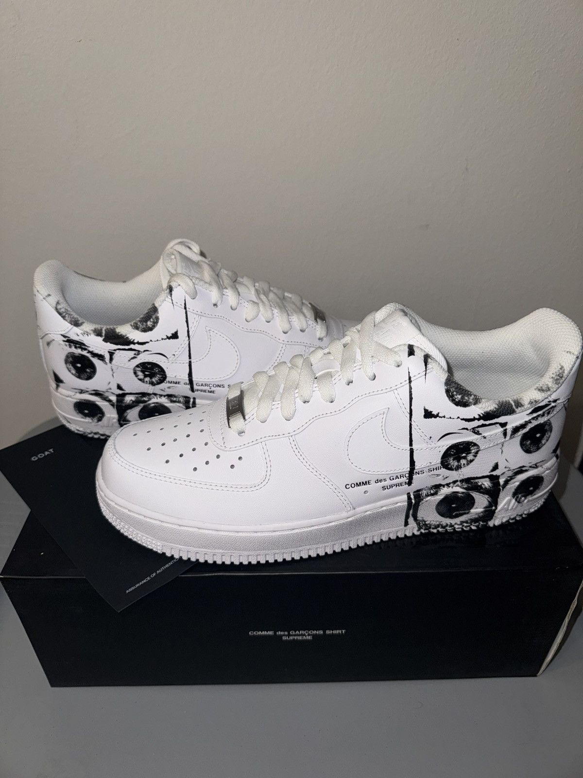 comme des garcons x supreme x nike