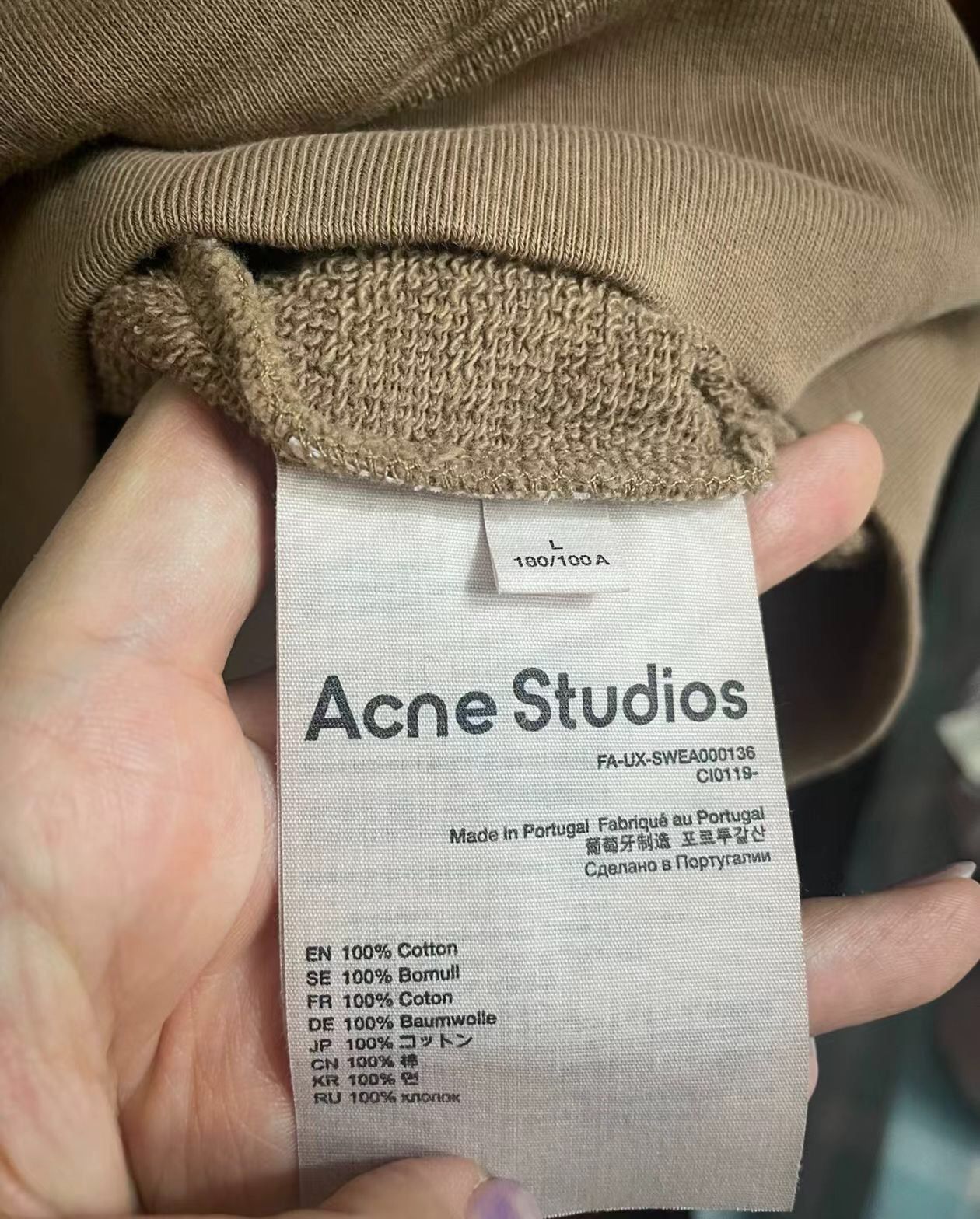 Acne Studios acne studios A hoodie 2412-Nextarrow Size US L / EU 52-54 / 3 - 4 Thumbnail