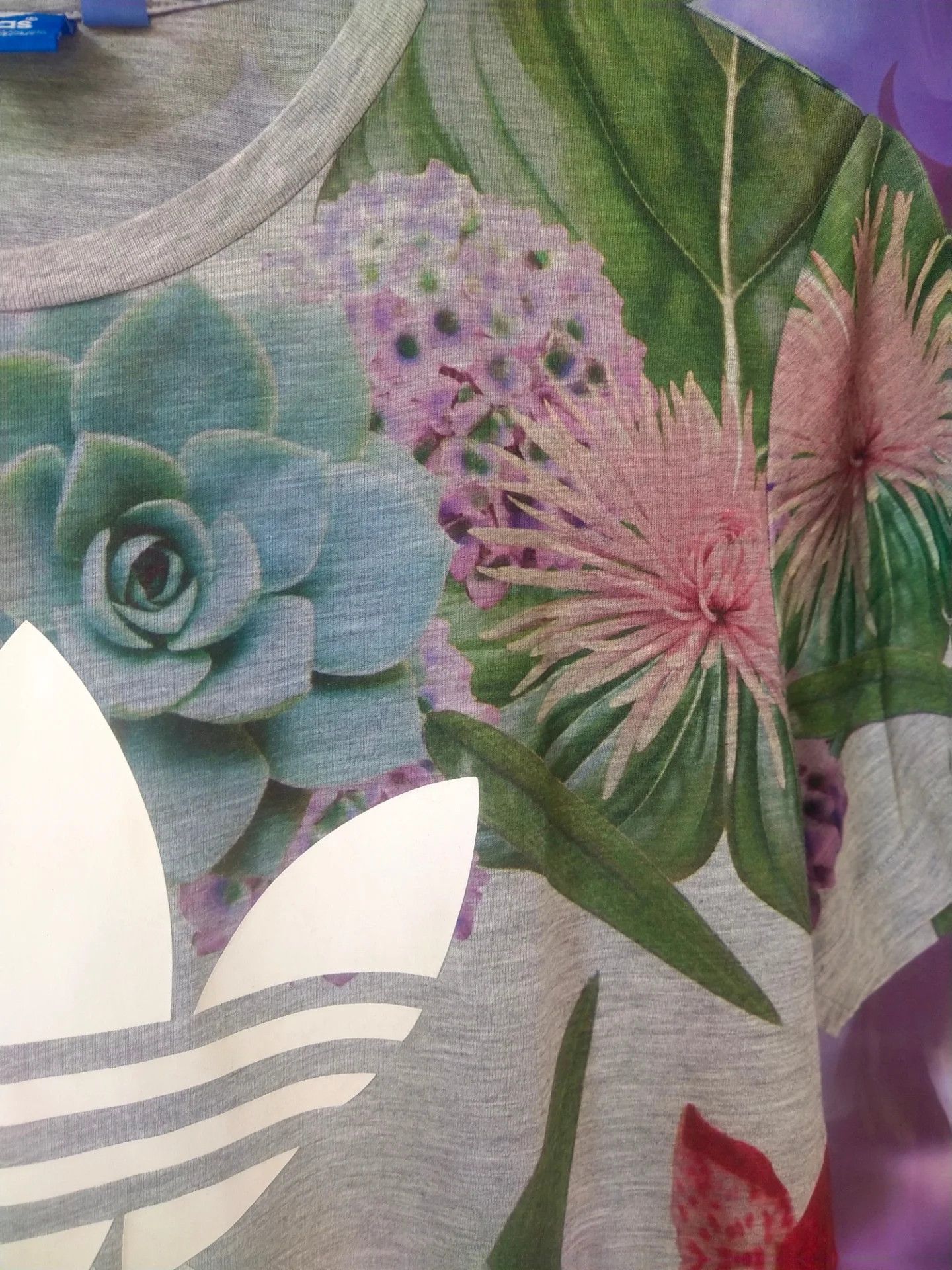 Adidas Adidas Trefoil Flower Art AOP Tees Size US S / EU 44-46 / 1 - 3 Thumbnail