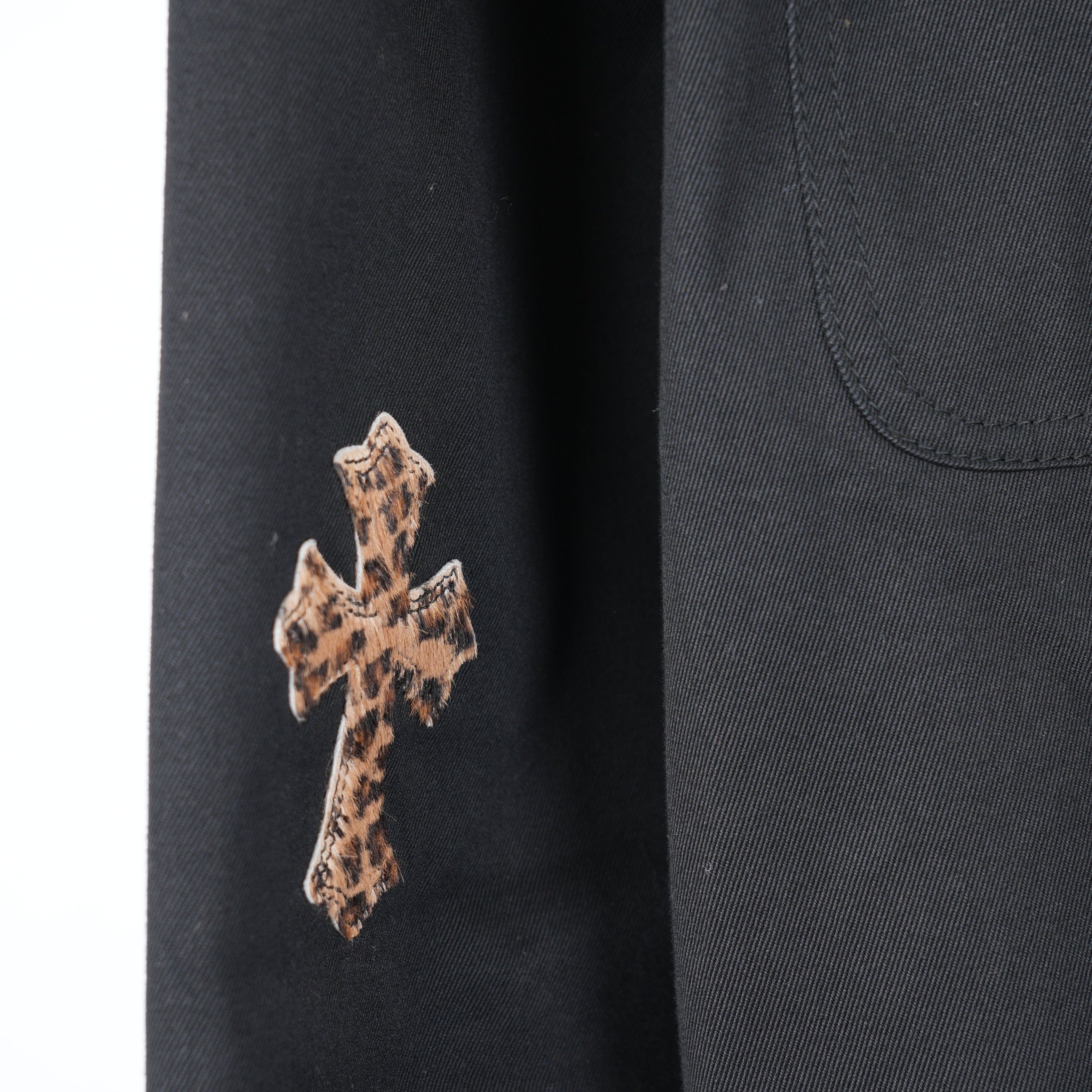 Chrome Hearts CHROME HEARTS CHEETAH PATCH WORK JACKET Size US XXL / EU 58 / 5 - 5 Thumbnail