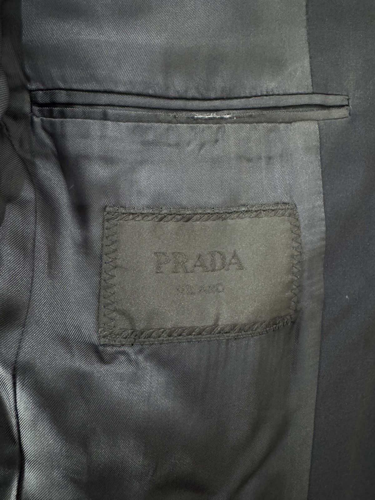 Prada PRADA Blazer Jacket Coat Wool Size 44R - 3 Thumbnail