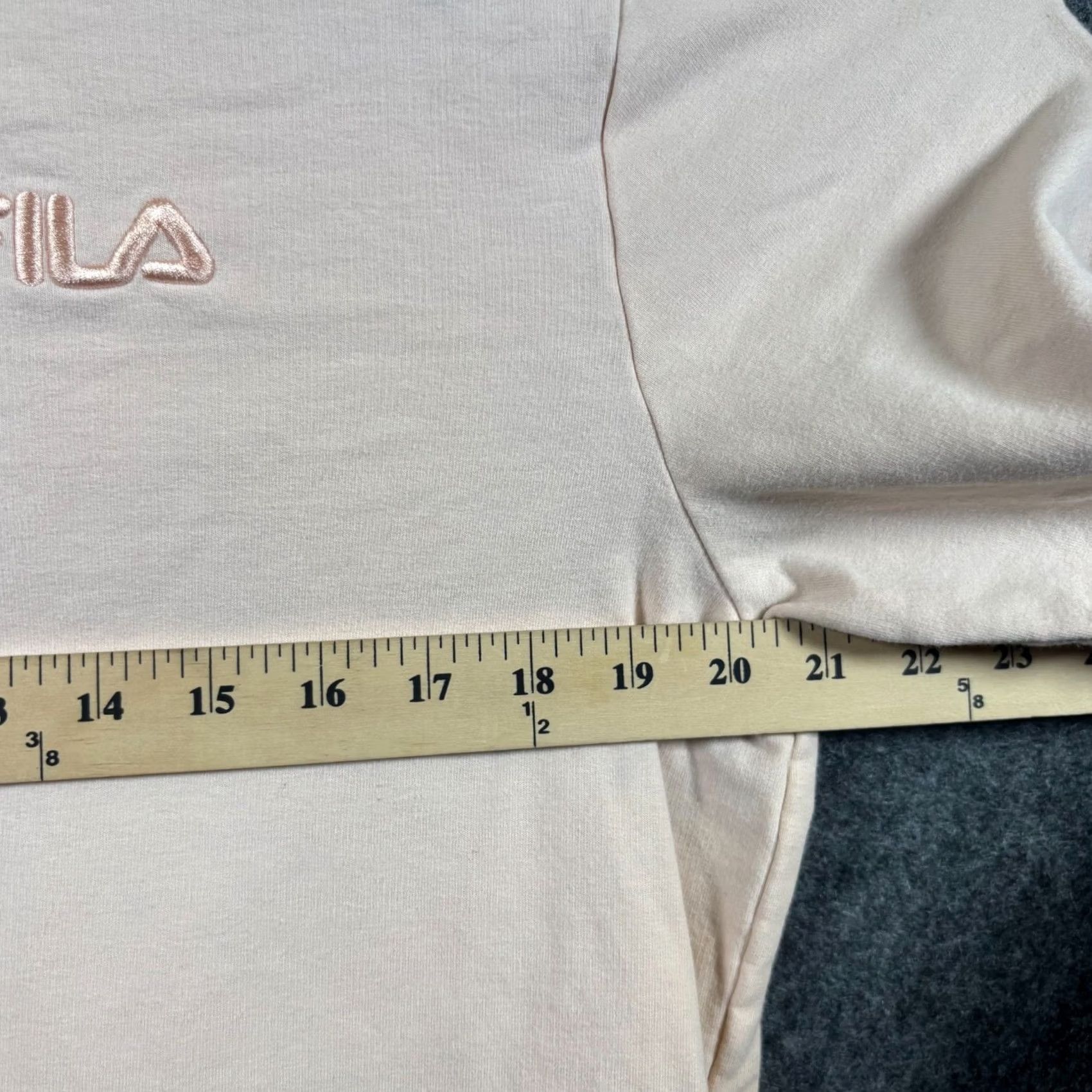 Fila Fila Sweatshirt Women's M Pink Cotton Pullover Crew Neck Lined Athletic Stretch SGD Size M / US 6-8 / IT 42-44 - 6 Thumbnail