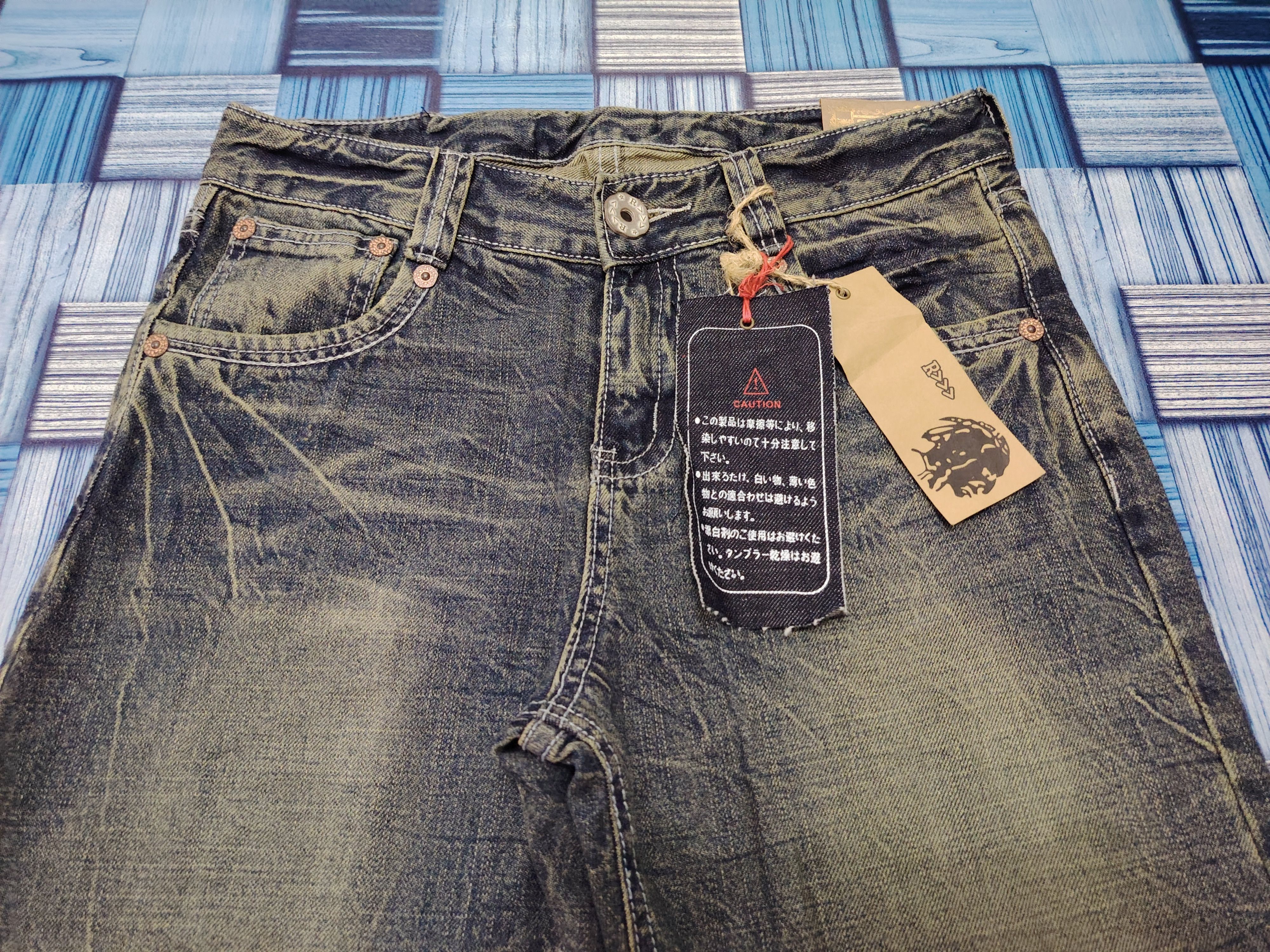 Hysteric Glamour 💥Insane💥 R>>> Jeans RH193 Mud Wash Flared Jeans Size US 31 - 4 Thumbnail