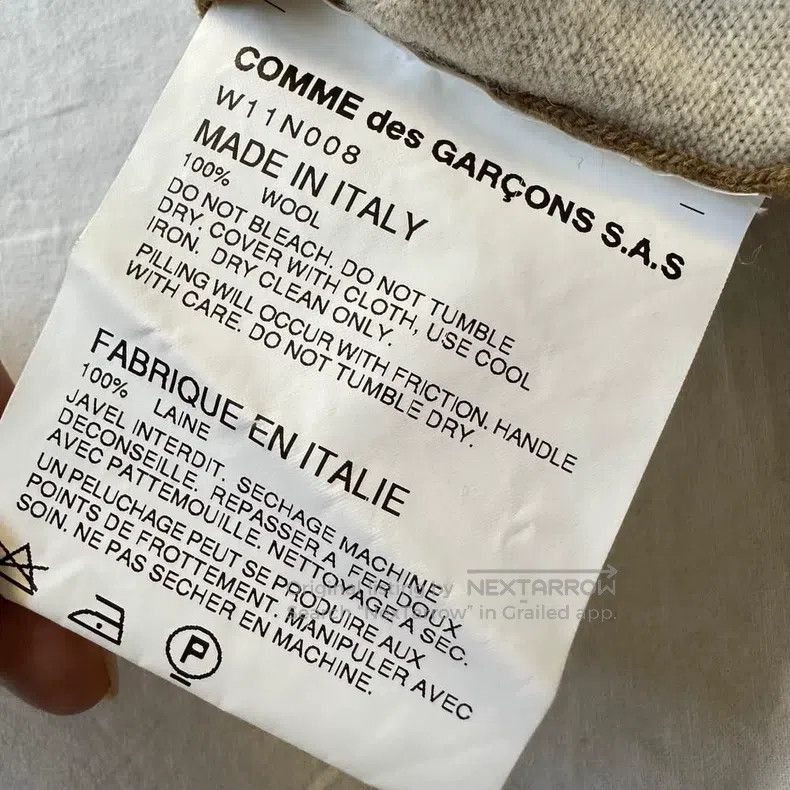 Comme des Garcons Comme des Garcons Vintage knitwear jacket Size XS / US 0-2 / IT 36-38 - 6 Thumbnail