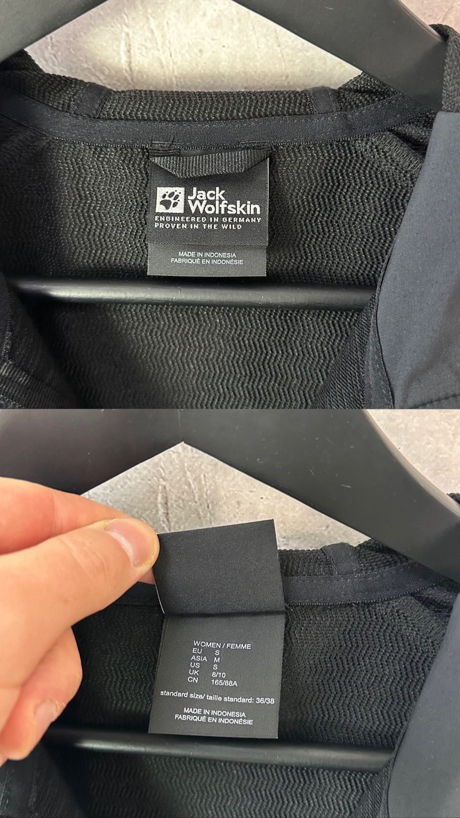 Jack Wolfskin Jack Wolfskin Black Women’s Long Sleeve Soft Shell Jacket Size S / US 4 / IT 40 - 12 Thumbnail