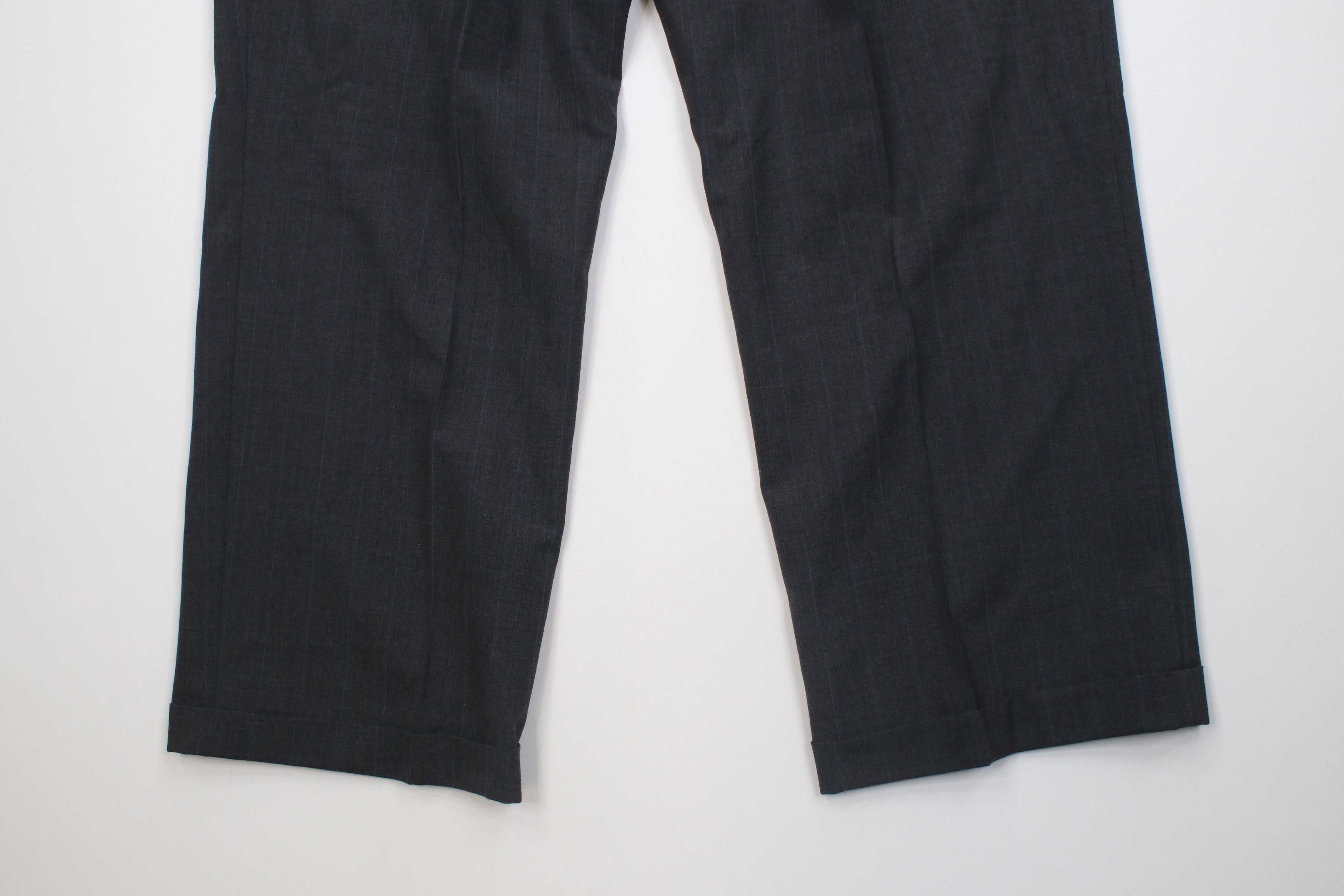 Vintage Vintage 90s Streetwear Wool Blend Knit Wide Leg Chino Pants Size US 36 / EU 52 - 13 Thumbnail