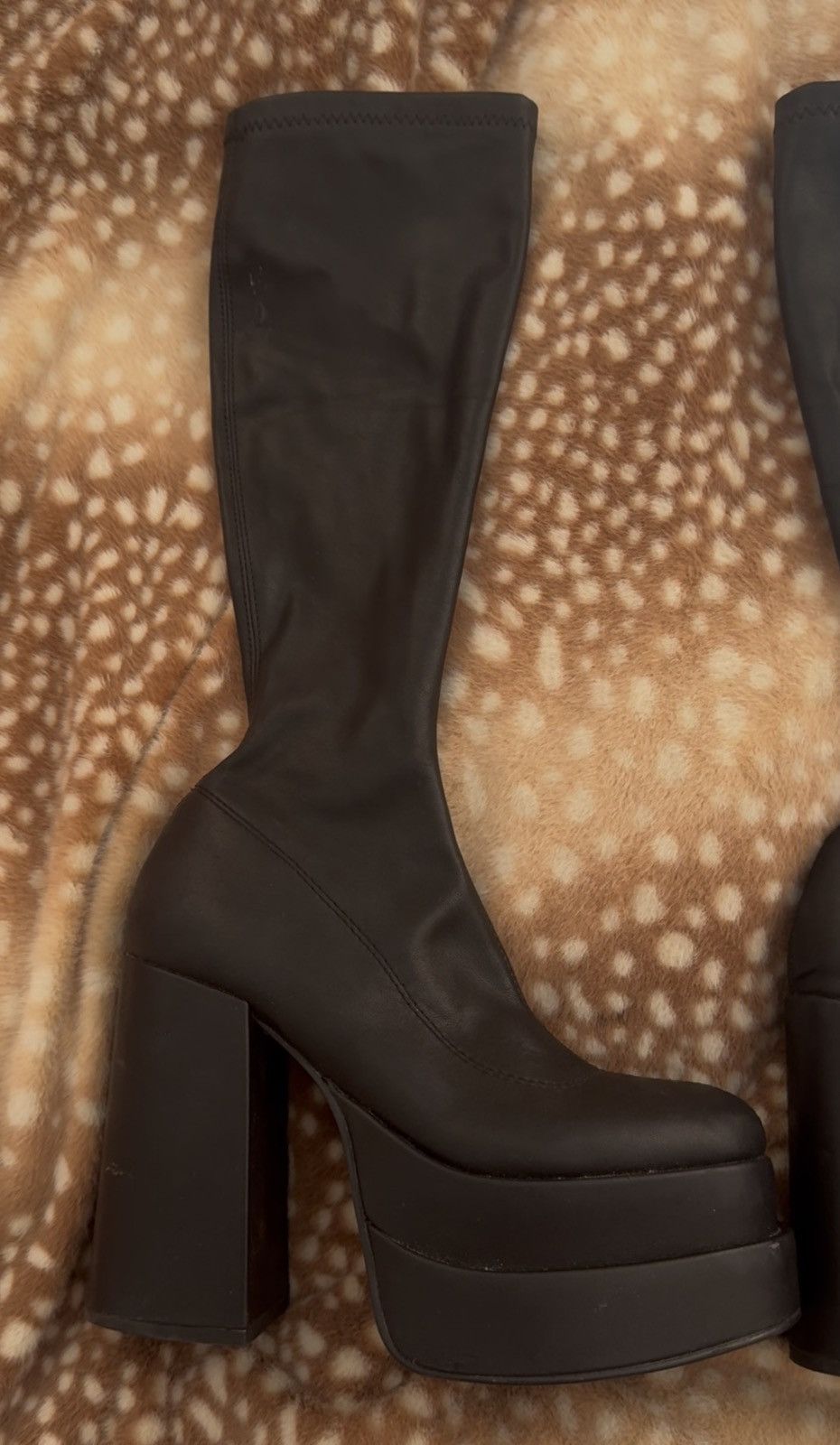 Other Betts double platform knee high boots Size US 8 / IT 38 - 1 Thumbnail