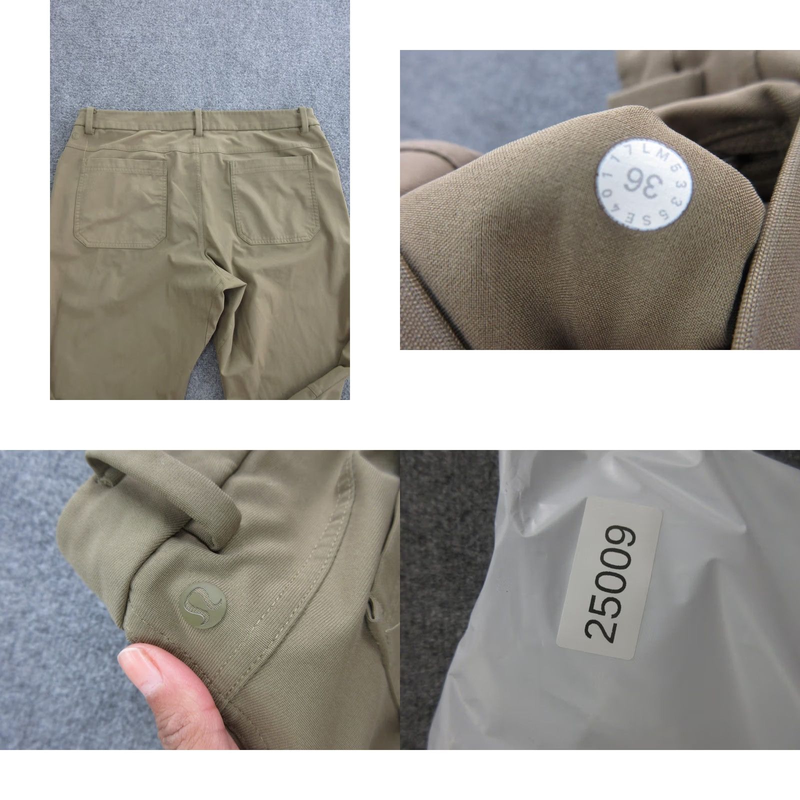 Lululemon Lululemon Pants Mens 36x30 Beige Stretch Chino Golf Casual Straight Leg Travel Size US 36 / EU 52 - 8 Thumbnail