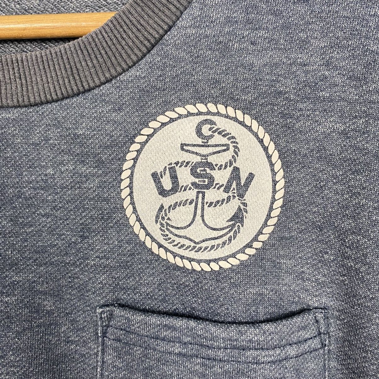 Avirex Vintage sweatshirt Avirex USN Big Logo Military Size US M / EU 48-50 / 2 - 15 Thumbnail