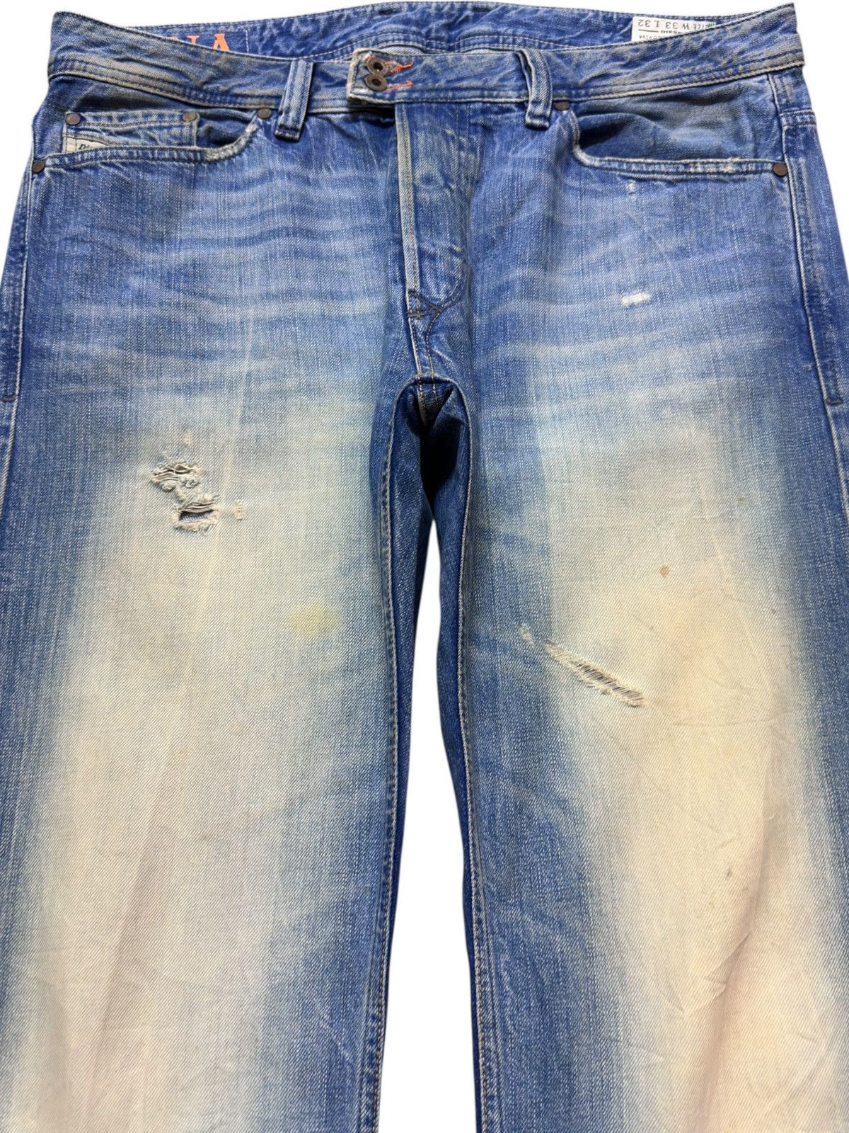Diesel Black Gold Vintage Diesel Viker-R-Box Mudwash Grunge Denim Size US 36 / EU 52 - 2 Thumbnail