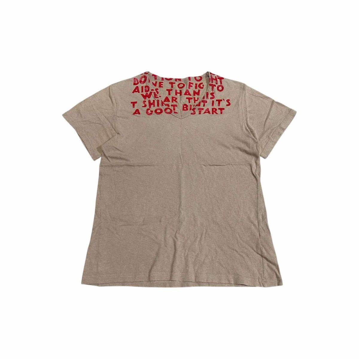 Maison Margiela 🔥Maison Margiela Aids Shirt Made In Tunisia Size US S / EU 44-46 / 1 - 2 Thumbnail