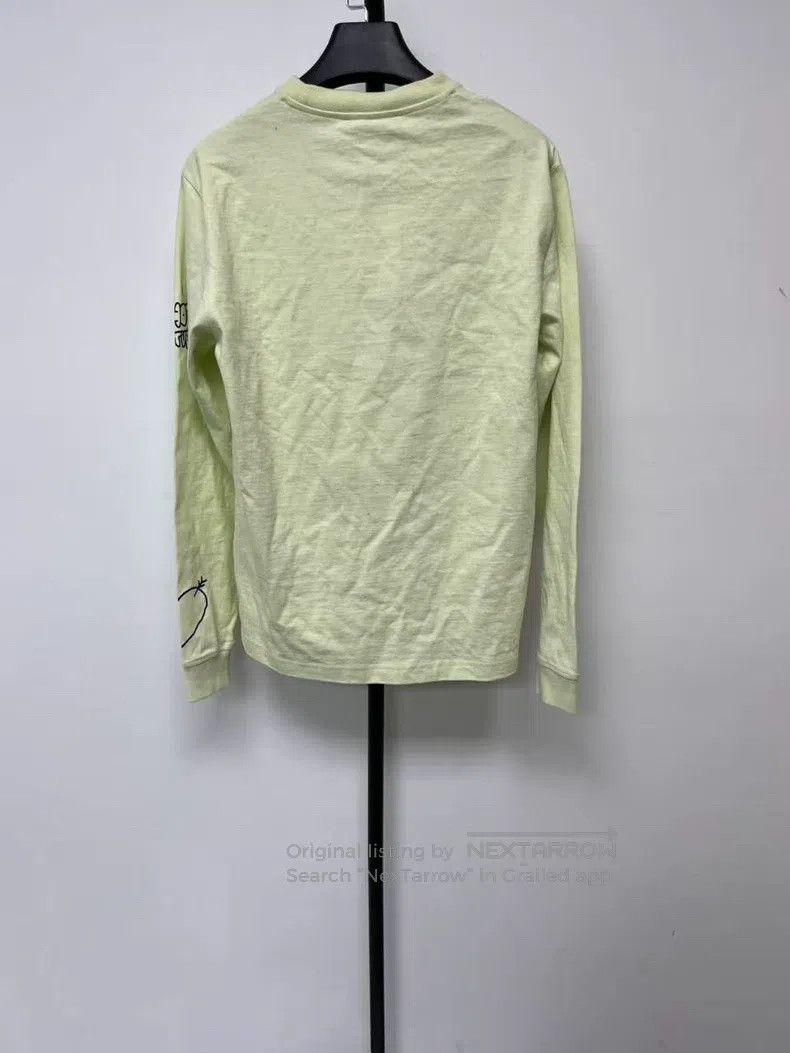 Acne Studios Acne Studios Graffiti Printed Short Sleeve T-Shirt - Green Size US XXS / EU 40 - 2 Thumbnail