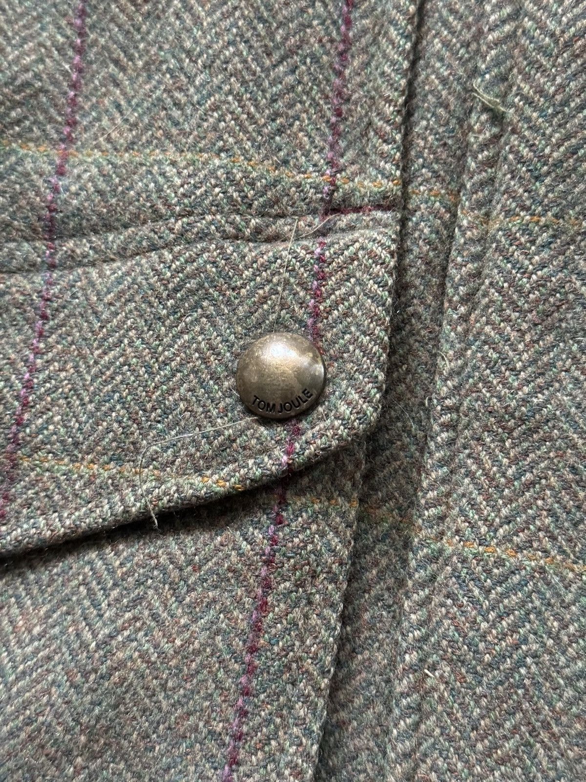Designer × Vintage Tom Joule 2000s vintage tweed jacket Size XL / US 12-14 / IT 48-50 - 4 Thumbnail