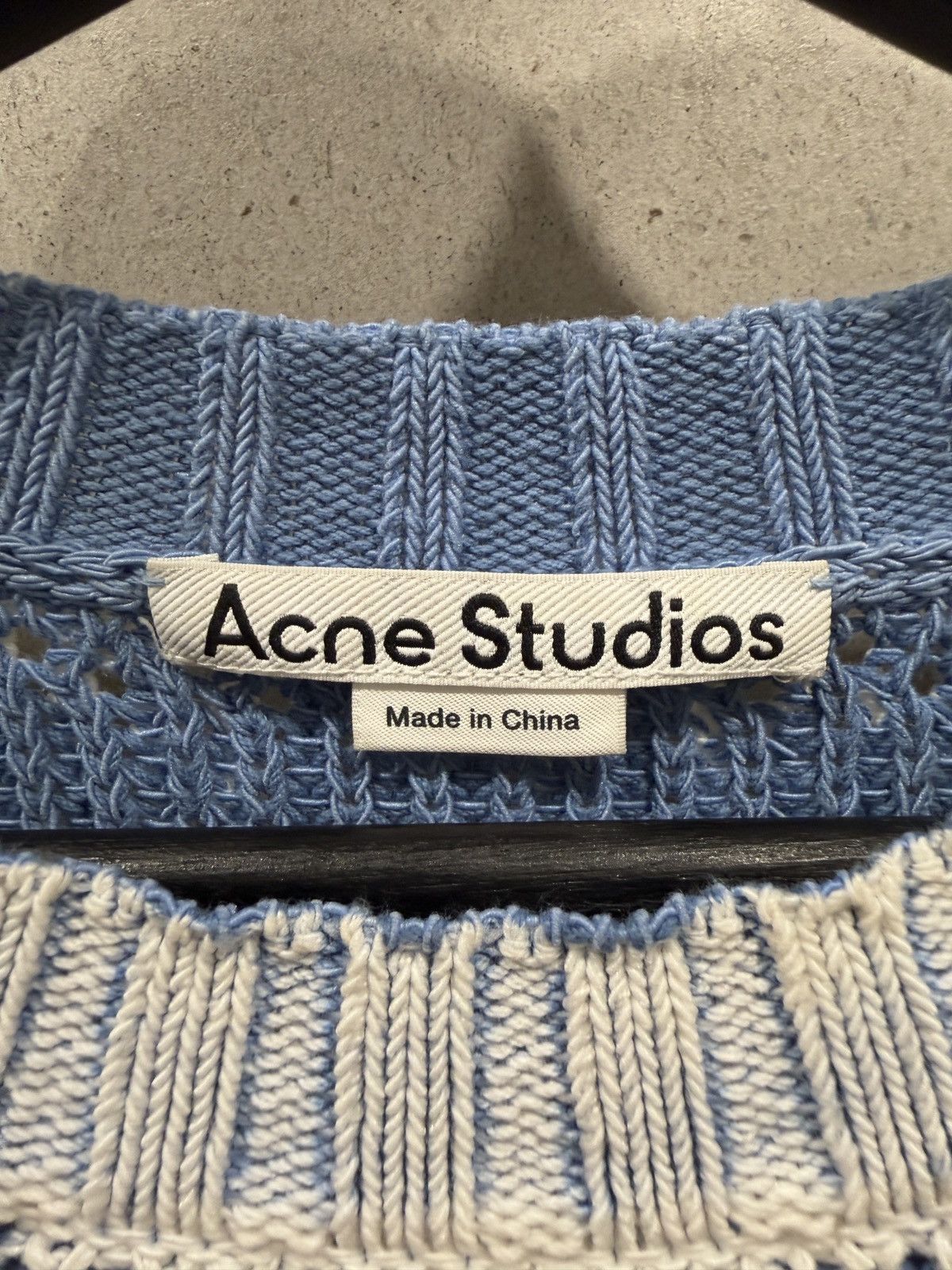 Acne Studios Acne Studios Kype Jumper Knit Crewneck Sweater Pullover Blue Size US XL / EU 56 / 4 - 5 Thumbnail