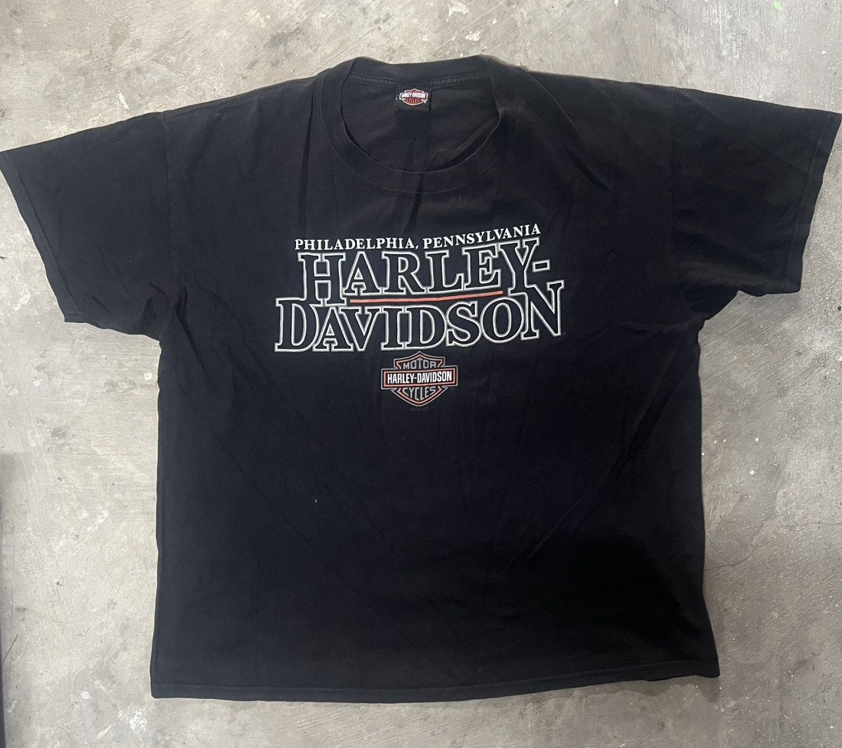 Harley Davidson Harley-Davidson Motorcycle Bike T-shirt (2009) Size US XXL / EU 58 / 5 - 1 Thumbnail