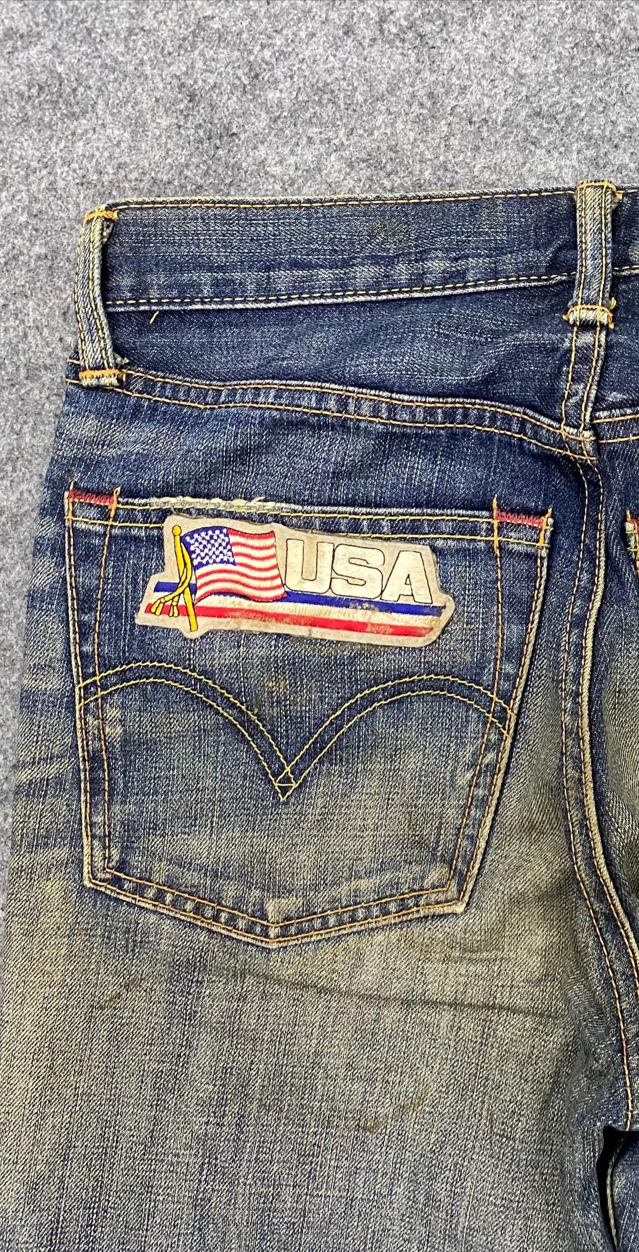 Levi's Vintage Levis 702 Distressed Denim Kurt Cobain Style Size US 30 / EU 46 - 17 Thumbnail