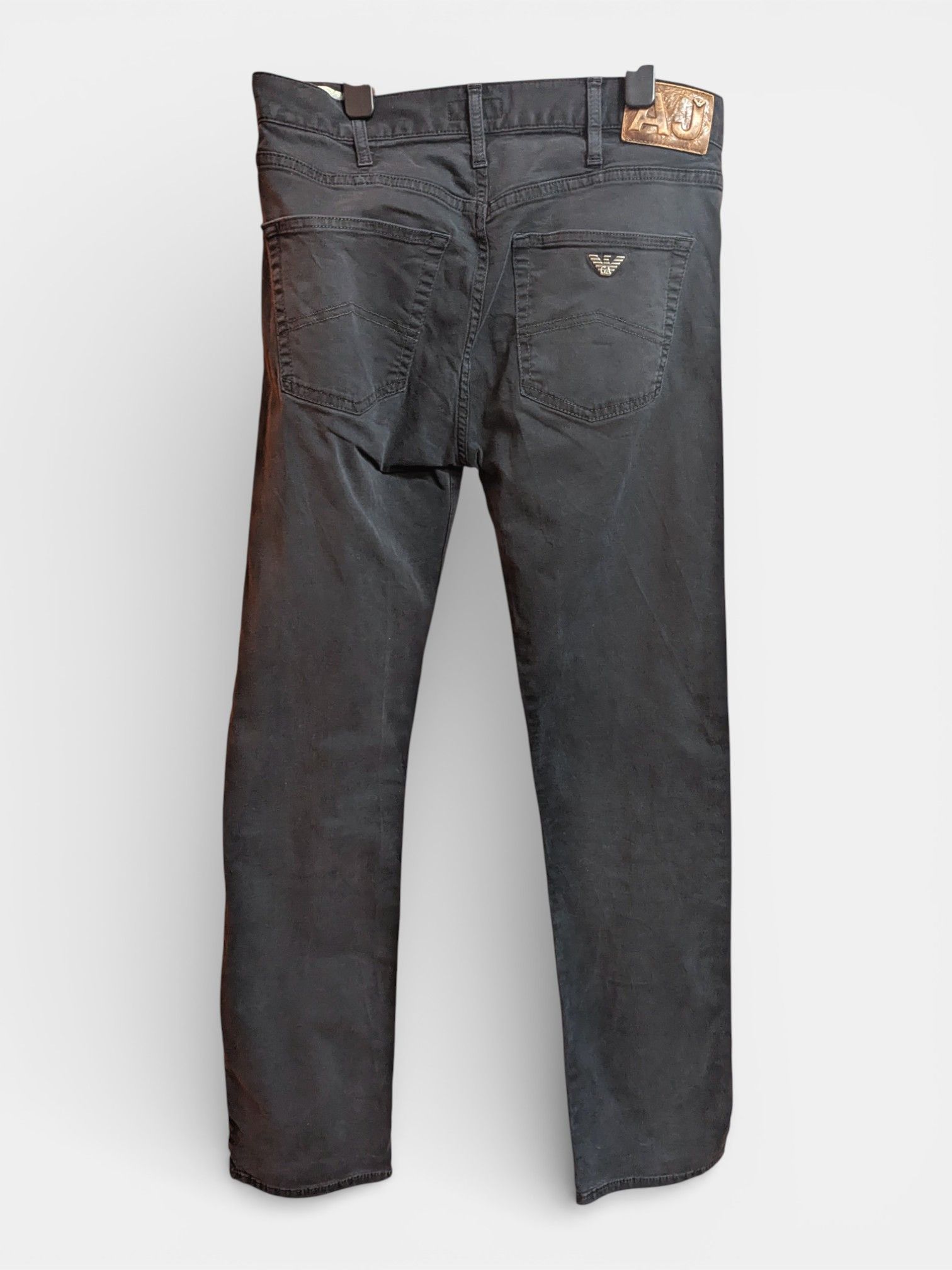 Armani Armani Jeans Black Denim Pants – W32, Stretch Cotton Size 26" / US 2 / IT 38 - 10 Thumbnail
