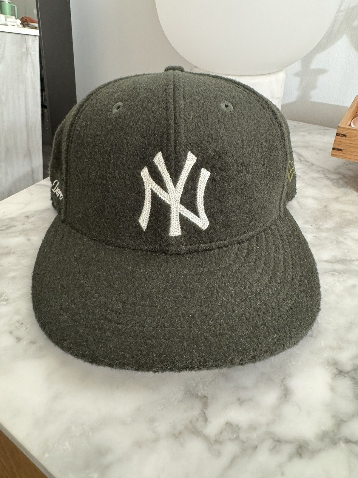 Aime Leon Dore × New Era Aime Leon Dore Moleskin Green Yankees Hat - 7 1/4 Size ONE SIZE - 1 Thumbnail
