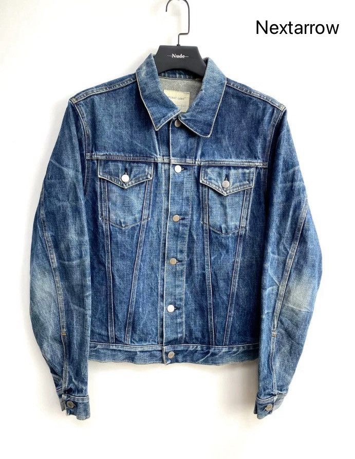 Helmut Lang washed blue cow jacket 2412-Nextarrow