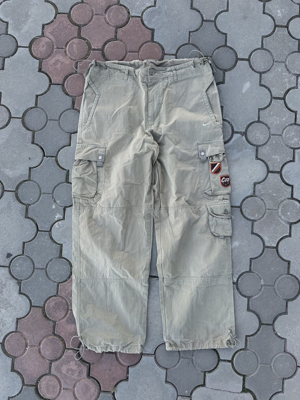 image of Nike Cortez Nylon Cargo Pants Usa in Beige, Men's (Size 32)