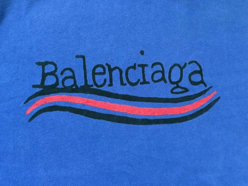 Balenciaga Balenciaga Letter Logo Printed Pullover Short Sleeve Drop Size US XS / EU 42 / 0 - 3 Thumbnail