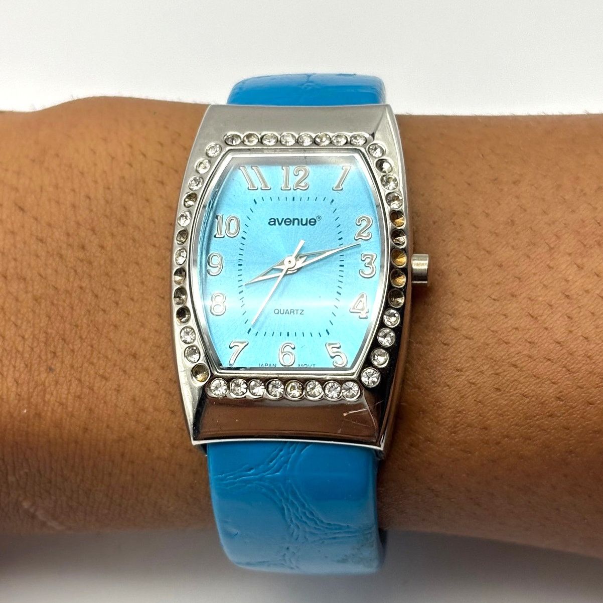 Avenue Silver & Blue Avenue Watch Size ONE SIZE - 1 Thumbnail