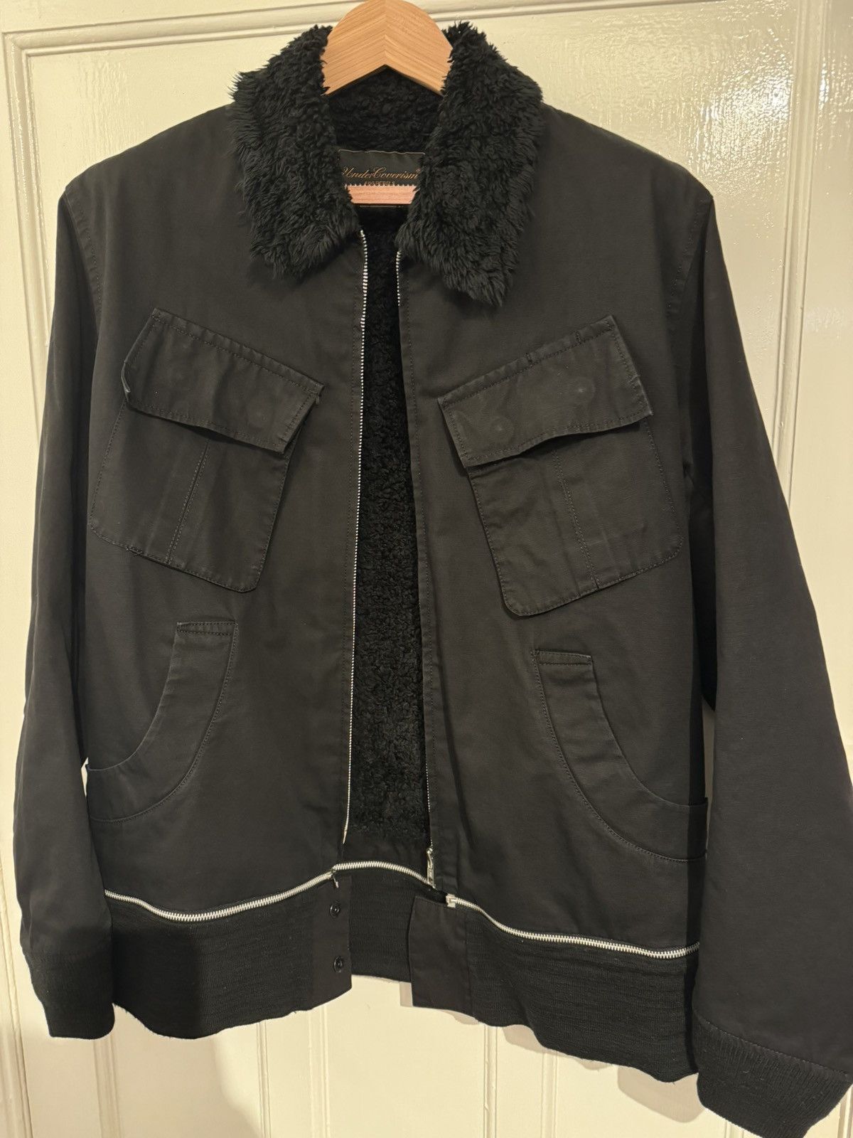 Undercover Undercover 2004 “But Beautiful” Boa Military Fleece Jacket Size US L / EU 52-54 / 3 - 9 Thumbnail