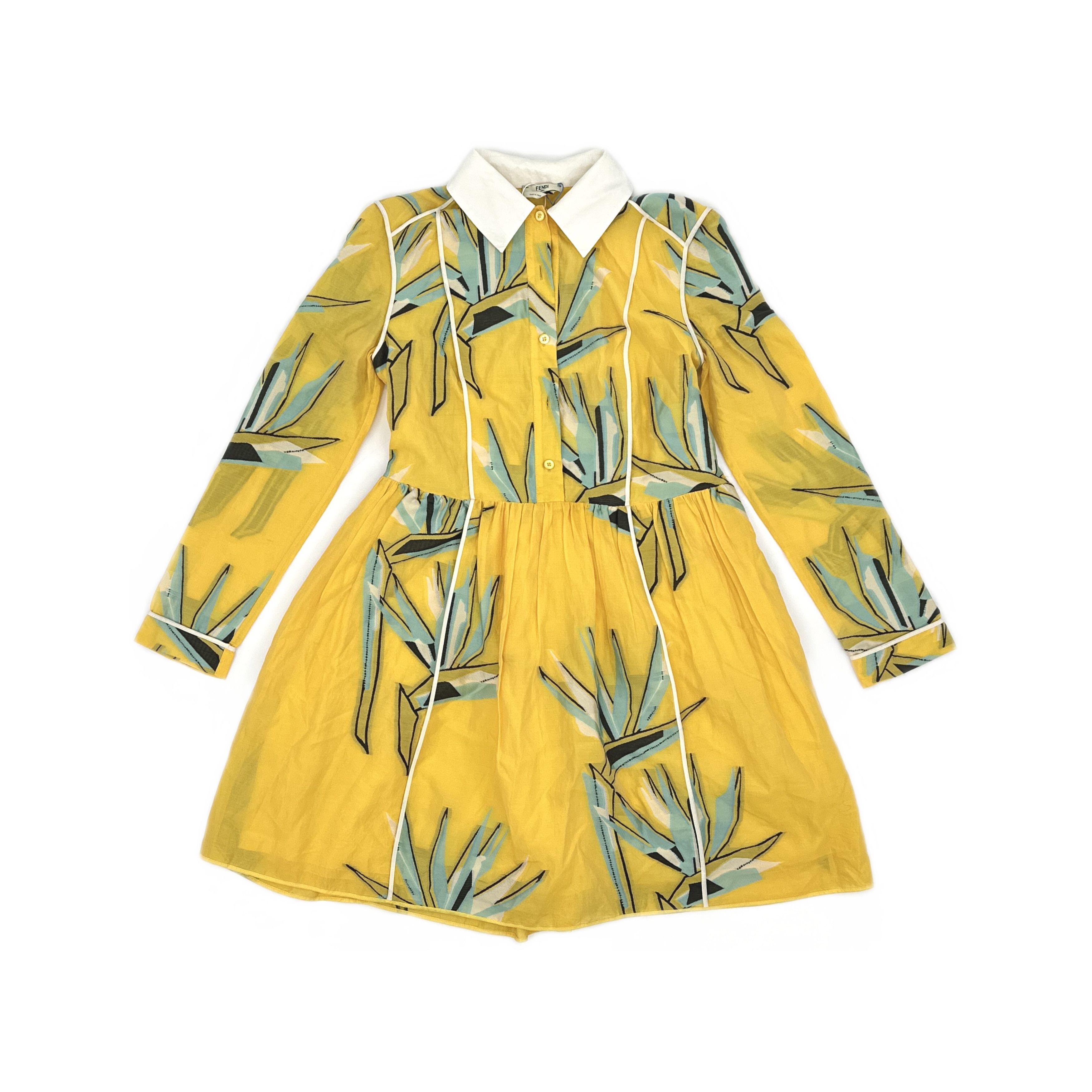 Fendi Fendi Multi Floral Mini Dress Size 38 Size XS / US 0-2 / IT 36-38 - 1 Thumbnail