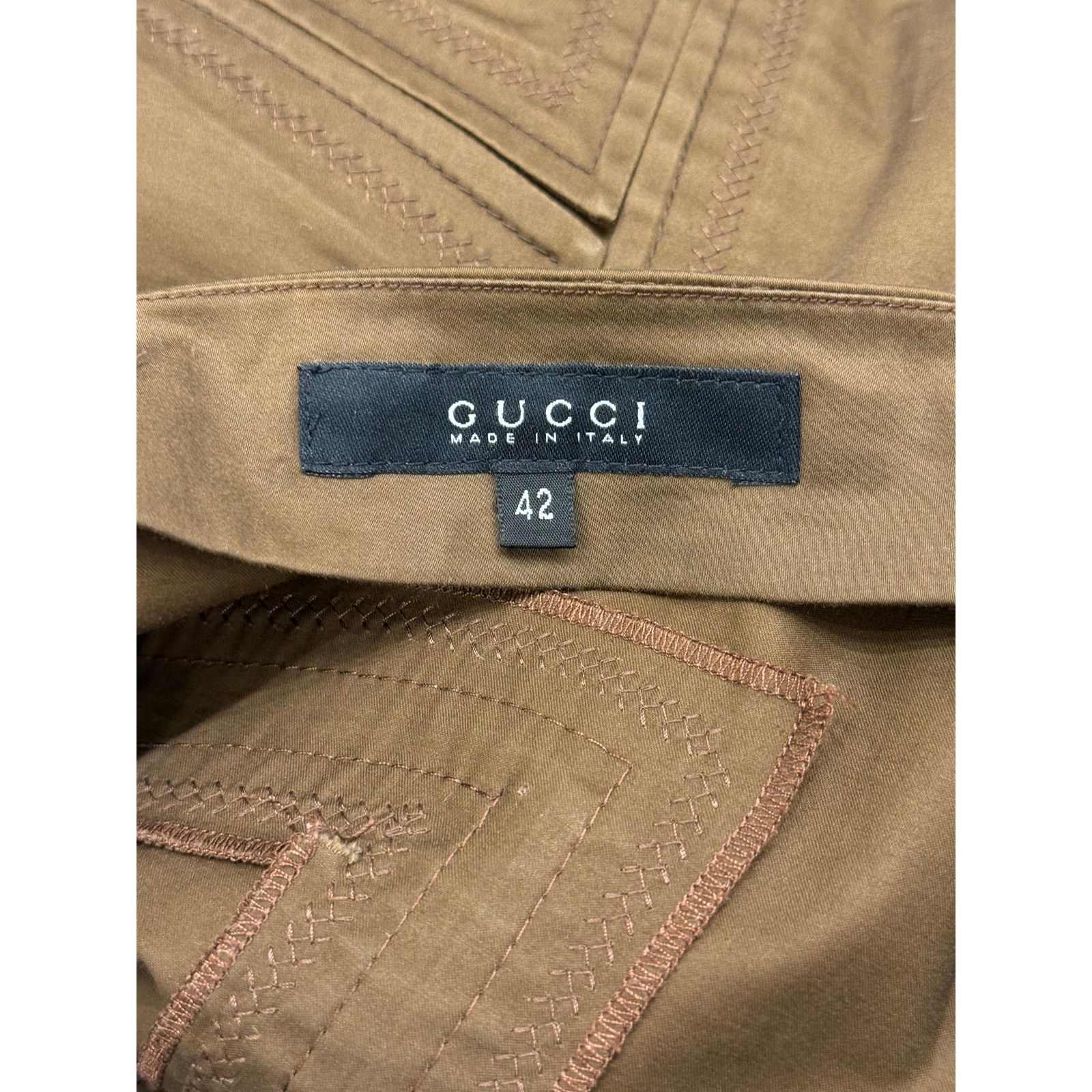 Gucci 2003 Gucci by Tom Ford paneled midi skirt Size 28" / US 6 / IT 42 - 2 Thumbnail