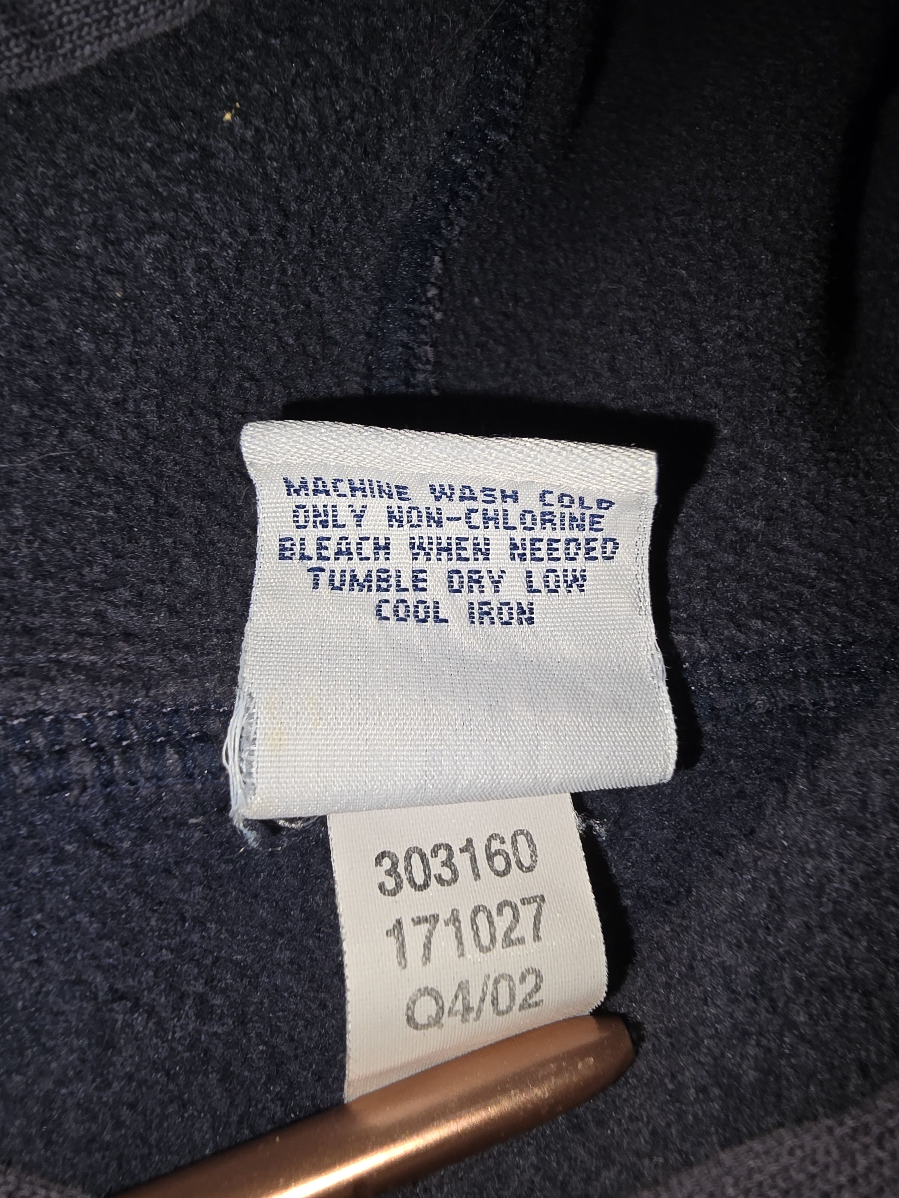 Old Navy × Vintage Vintage Distressed Faded Black Spell Out Hoodie Size US XXL / EU 58 / 5 - 8 Thumbnail