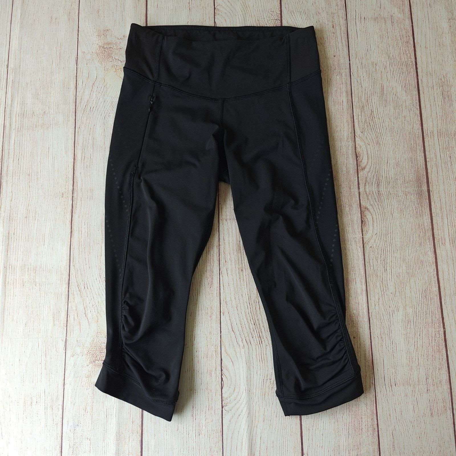 Lululemon Lululemon Stop At Nothing Crop Legging Black sz 4 Size 27" / US 4 / IT 40 - 1 Thumbnail