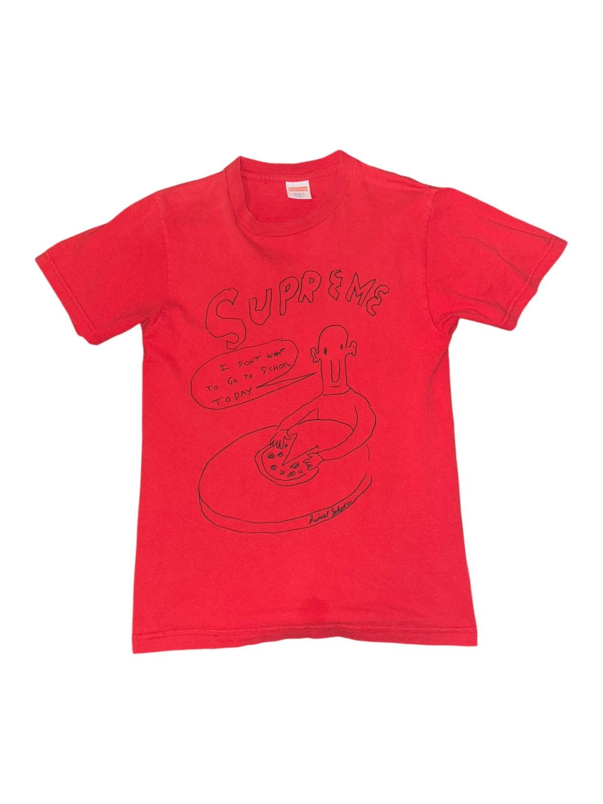 Supreme Daniel Johnston Pizza Tee Grailed