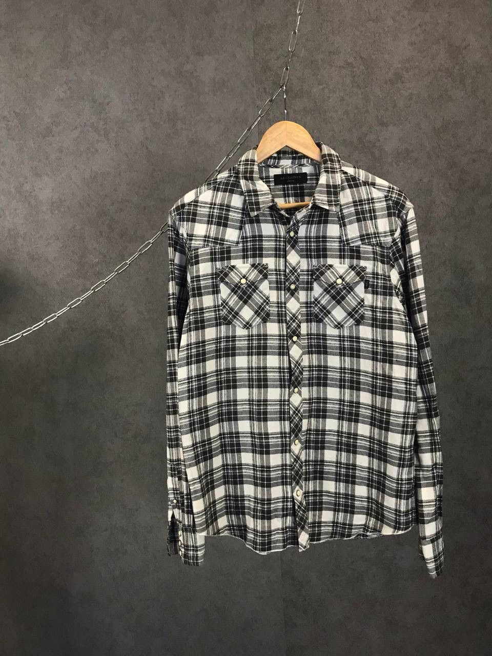 Allsaints Allsaints flannel designer shirt Size US M / EU 48-50 / 2 - 1 Thumbnail