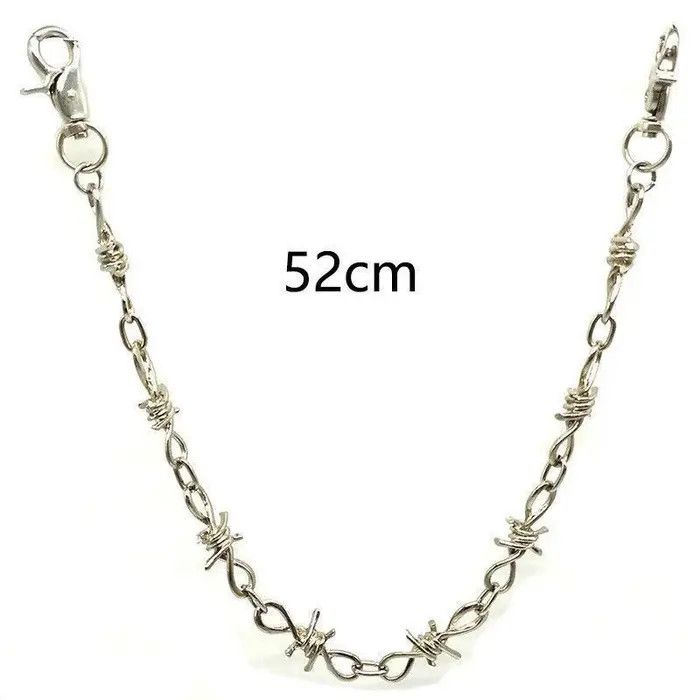 Jewelry Barb Wired Wallet Waist Pants Chain Size ONE SIZE - 2 Thumbnail