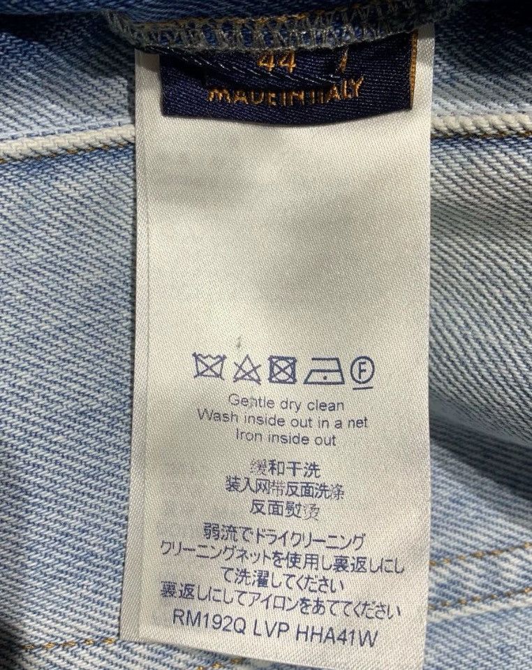 Louis Vuitton Louis Vuitton blue washed denim jacket tag ja 2412-Nextarrow Size US S / EU 44-46 / 1 - 6 Thumbnail