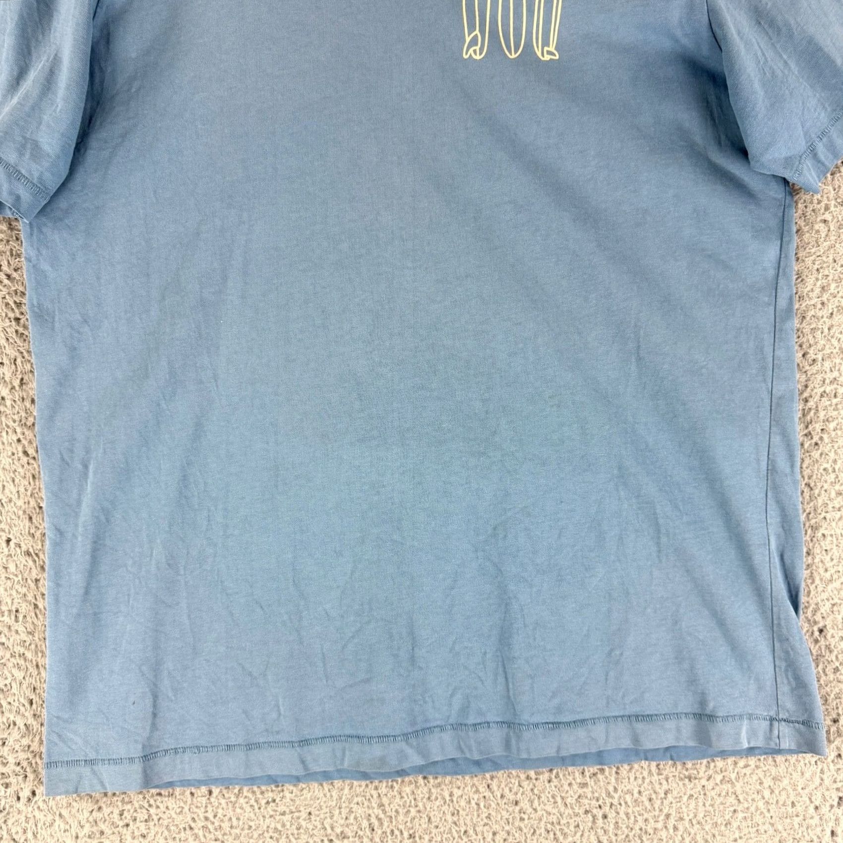 Vintage Toes on the Nose Mens T Shirt Large Blue Surfboard Graphic Casual Cotton Tee Size US L / EU 52-54 / 3 - 4 Thumbnail