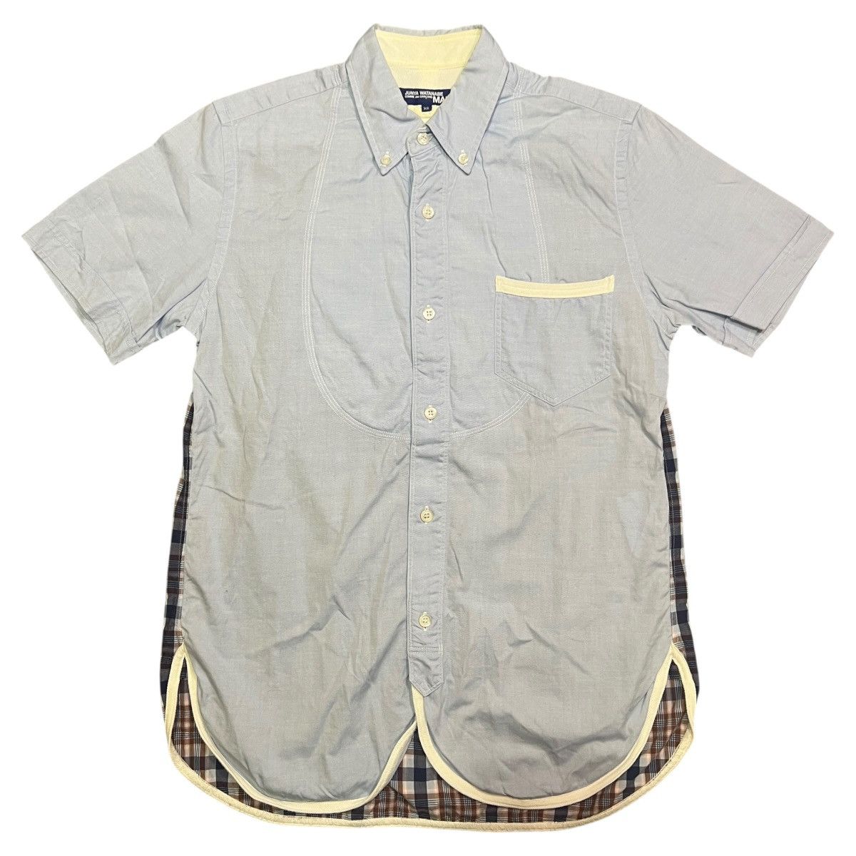 Junya Watanabe JUNYA WATANABE MAN 2012SS Reconstructed Check Docking Shirt Size US XS / EU 42 / 0 - 1 Thumbnail