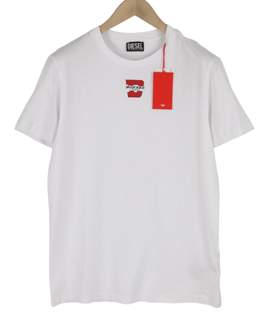 Diesel T-DIEGOR-K55 L Short Sleeve Logo Tee 40265 Size US L / EU 52-54 / 3 - 1 Thumbnail