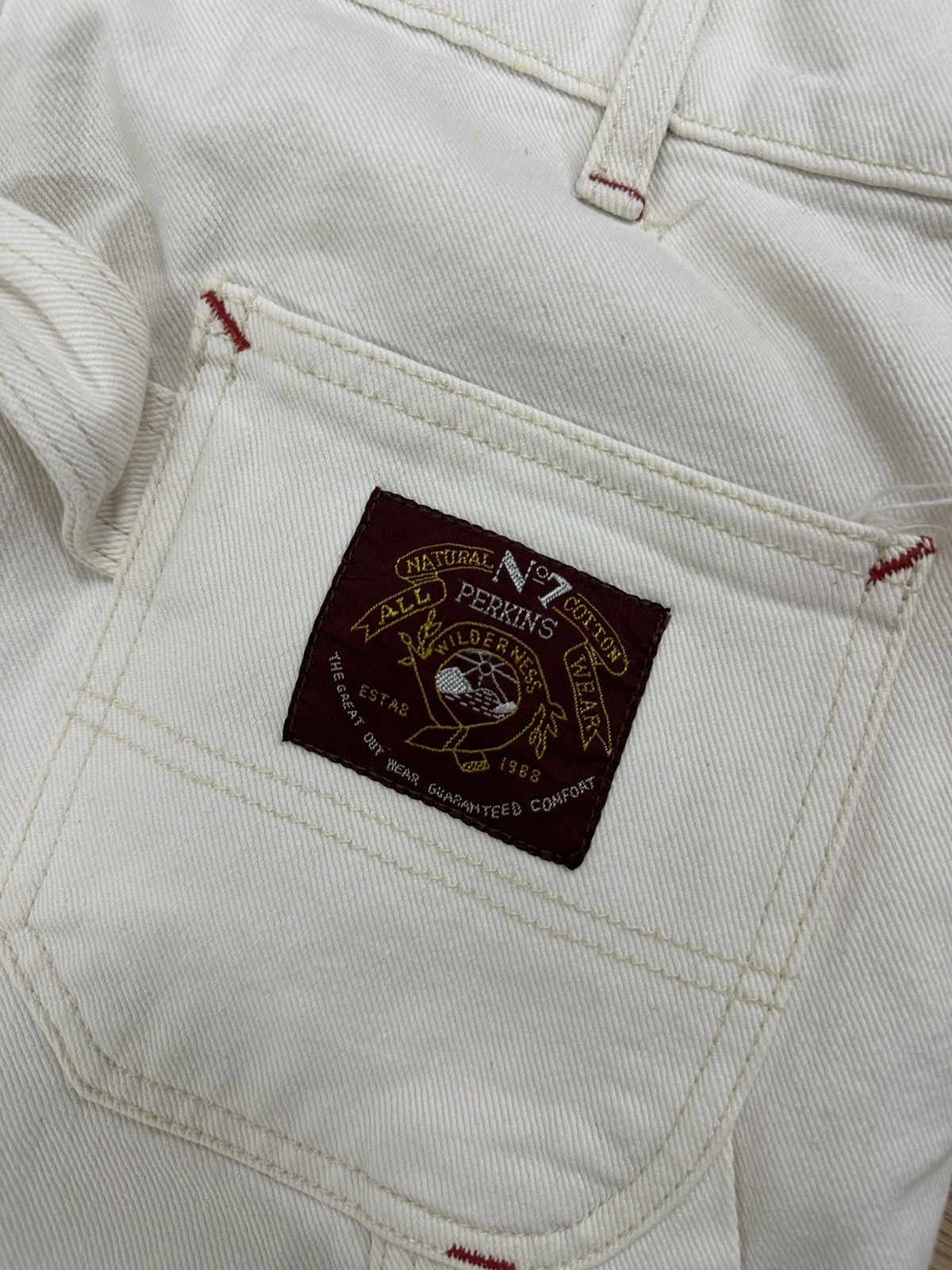 Beauty Beast × Vintage Vintage Hot Crew No 7 Perkins Double Knee Carpenter Pants Size US 29 - 12 Thumbnail