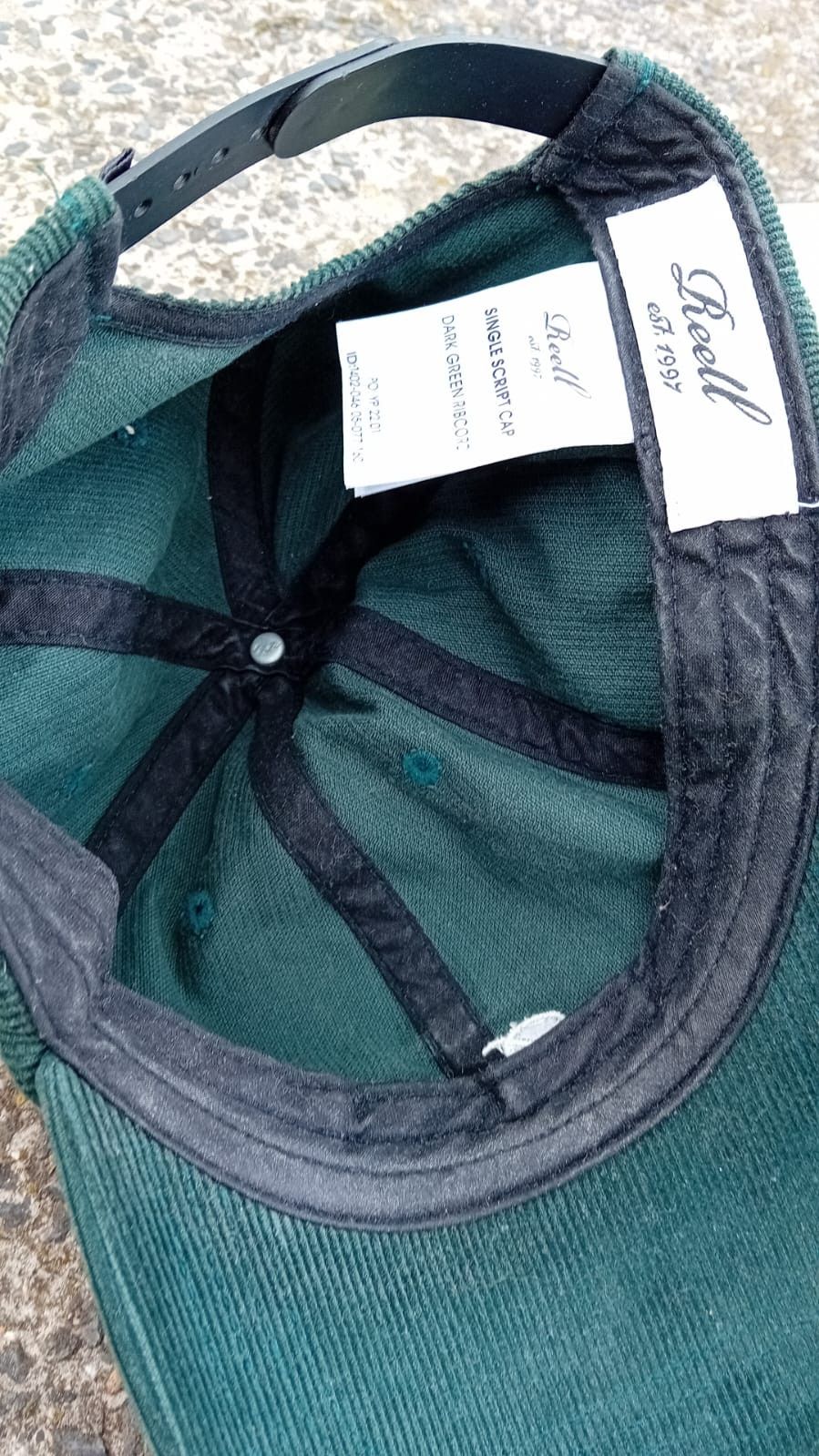 Other Reell Single Script Courduroy Hat Dark Green Ribcord cap Size ONE SIZE - 9 Thumbnail