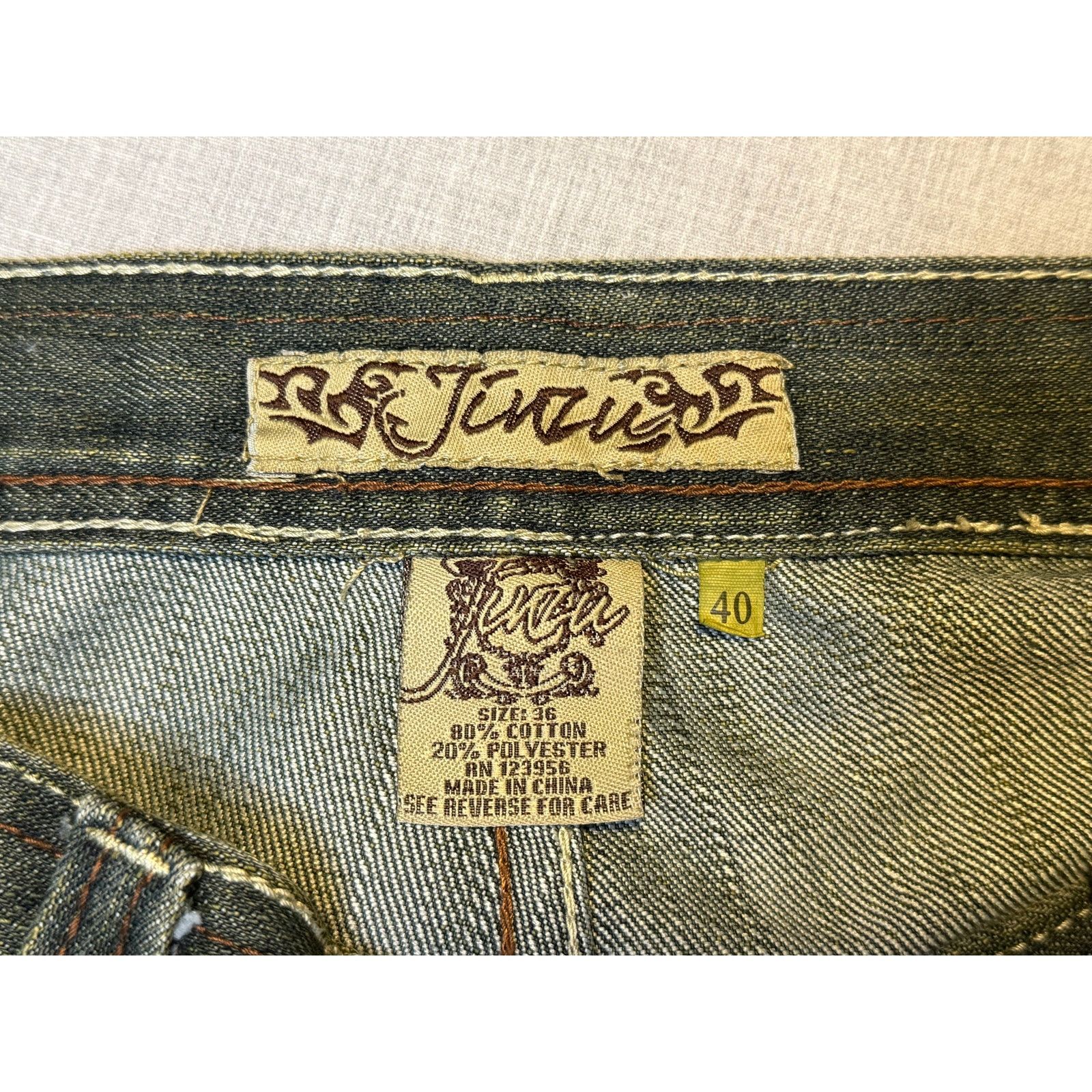 Vintage Vintage Jinzu Baggy Skater Hip Hop Denim Jean Shorts 40 Size US 40 / EU 56 - 3 Thumbnail
